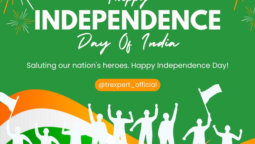 As we celebrate the incredible journey to our independence, let’s honor the vision and sacrifices of our heroes! Join Trexpert in shaping a brighter future together. 🇮🇳
Let’s honour the sacrifices of our heroes and work together for a brighter, stronger India. 💪✨
💚 Jai Hind! Vande Mataram! 🤍Link in Bio
#IndependenceDay2025 #VandeMataram #JaiHind #ProudToBeIndian #AzadiKaAmritMahotsav #India #IndianFlag #IndianArmy #BharatMataKiJai #Freedom #UnityInDiversity #DeshBhakti #SwatantrataDiwas #Tricolor #HarGharTiranga #IndianPride #Bharat