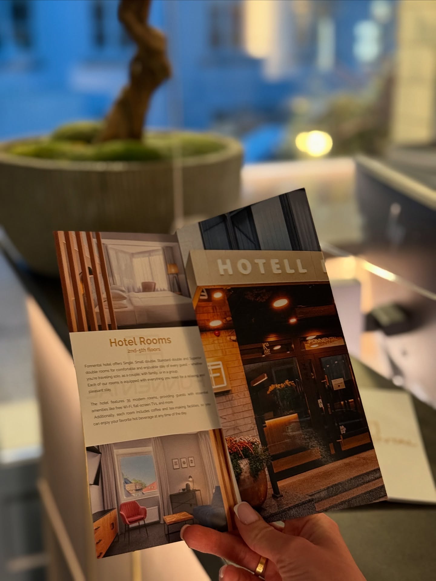 Waiting for you in Fonnental Design Hotel 💌