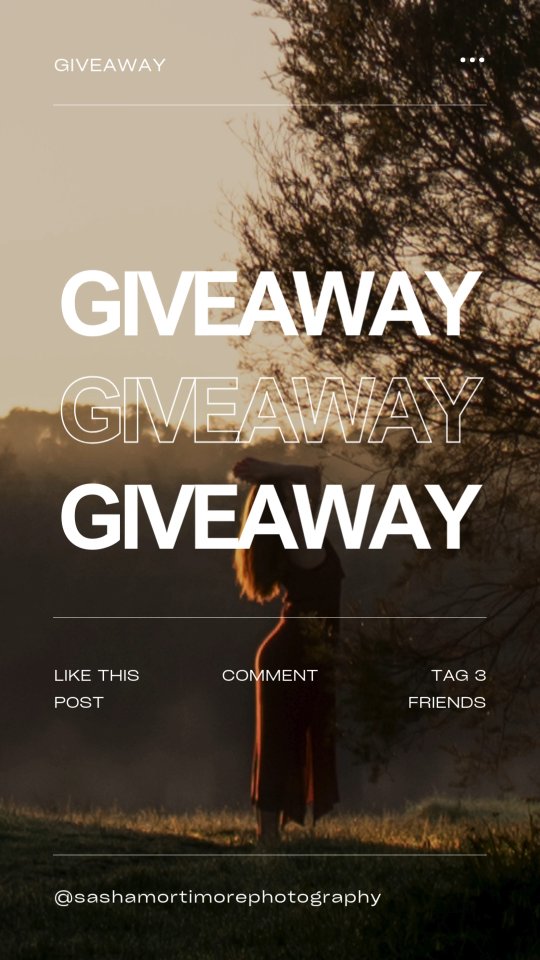 GIVEAWAY ✨
Day 5- It's not a birthday without presents🎁🎁🎁
One woman will join me for a 30 minute sunrise empowerment mini shoot in the crisp morning air.
This isn’t just about photos.
It’s about that rush of stepping into the cold, your breath in the light, your heart pounding as the first sun hits your skin. The exhilaration of stepping out of your normal routine and doing something just for you. The best way to start your day.
We’ll capture your most raw and alive self and you’ll leave with not only 3 powerful images, but a set of reflection prompts to deepen the moment long after the shoot is over.
To enter:
1️⃣ Follow me
2️⃣ Like this post
3️⃣ Tag 3 friends who’d love this
Bonus: Share to your story for an extra entry.
Entries close Friday midnight. Winner announced Saturday 6pm.
*Shoot will take place in Perth metro area.
Will it be YOU? 😍