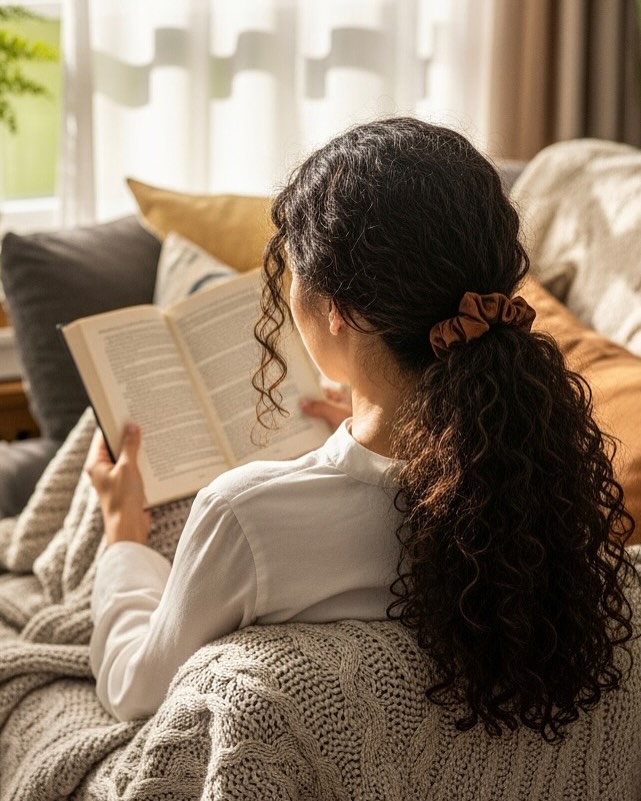 Settling into self-care mode with a book and our new 3 cm “Middy” silk scrunchie. ✨
Designed for gentle hold, fewer creases, and effortless style—because your hair deserves a little luxury too.
Which color would you pick for your next quiet moment?
#LaSeda #SilkScrunchie #SelfCare #NaturalBeauty