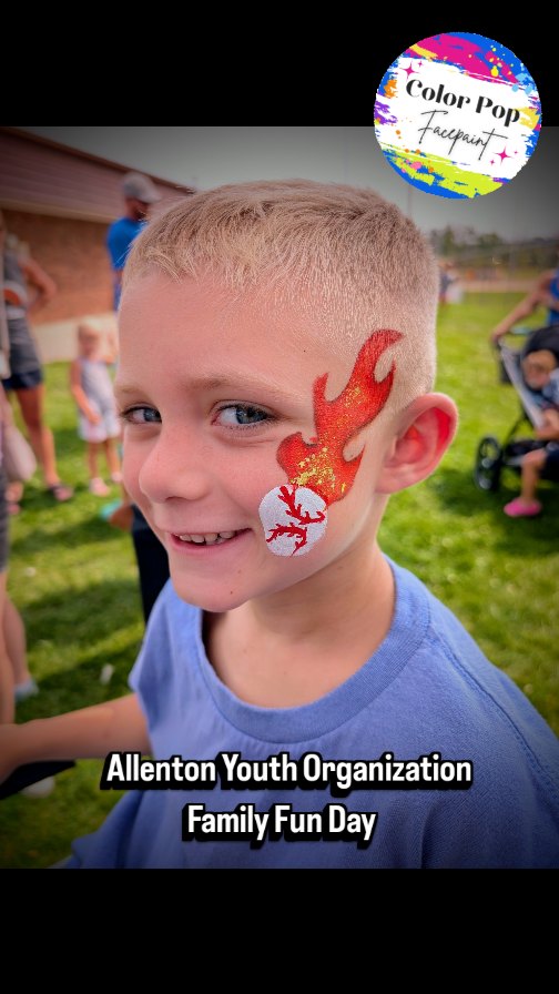 ๐ฅโ๏ธ AYO Family Fun Day ๐ฆ๐ธโพ๐ It was a scorcher, but the face paint was flowing and the team spirit was strong! From butterflies and flowers to baseballs and bold cheetah print, everyone was game-day ready. ๐จ๐ช Thanks for letting Color Pop Facepaint be part of the fun, Allenton! ๐๐ #ColorPopFacepaint #AYOFamilyFunDay #FacePaintingFun #TeamSpirit #ButterflyFacePaint #BaseballFacePaint #FlowerFacePaint #CheetahPrintFacePaint #WisconsinEvents #SlingerWI #AllentonWI #AllentonYouthOrganization #FamilyFun #SupportLocal