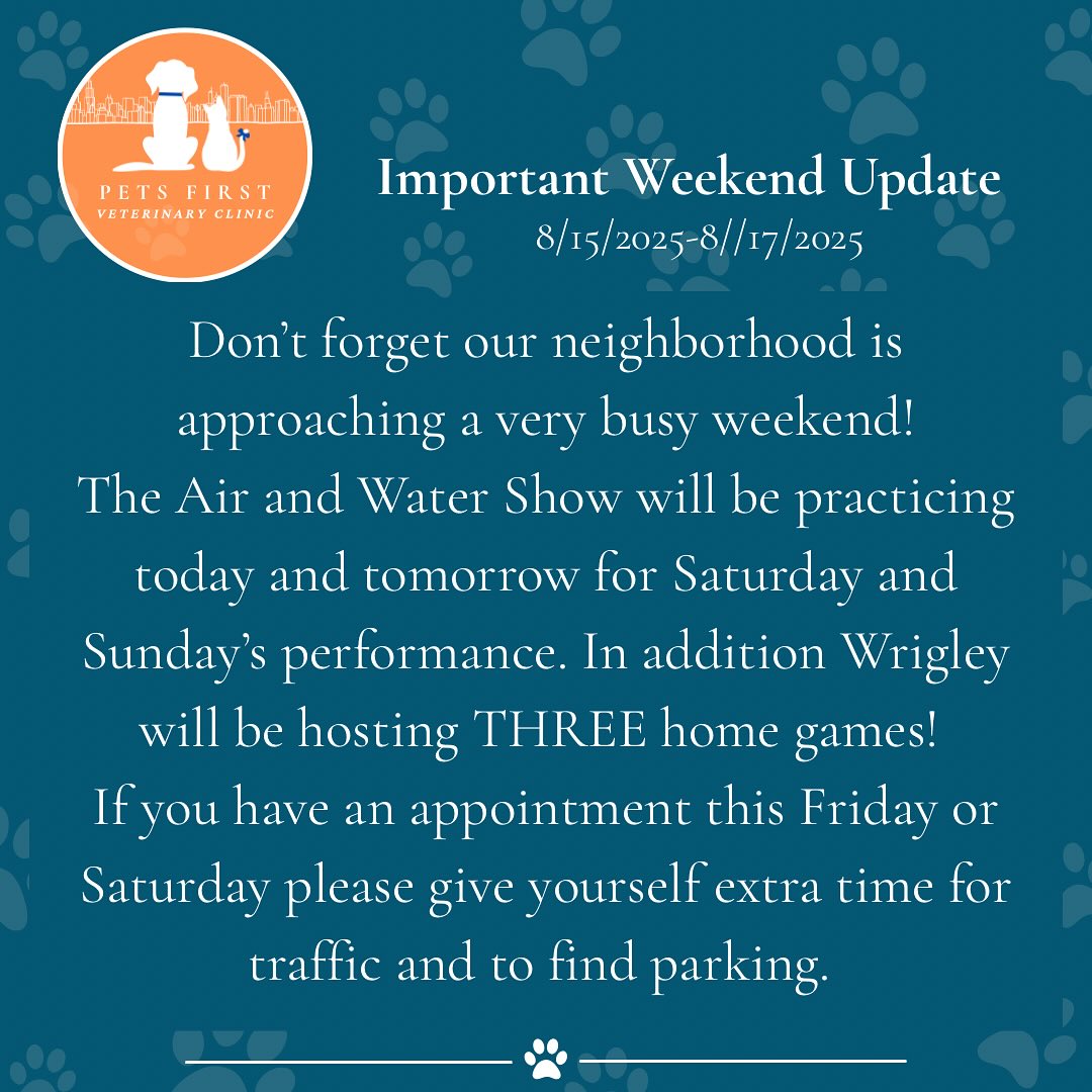 Any appointment that is going to be more than 10 minutes late will have to be rescheduled. Please call us at 773-904-8724.