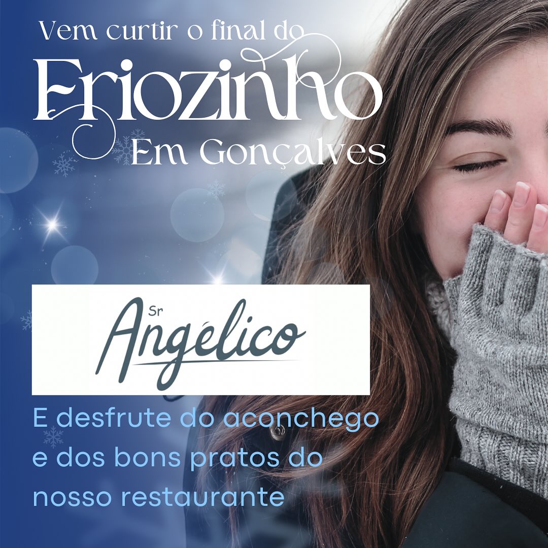 Ultimas semanas de friozinho, vamos aproveitar em Gonçalves e visitar o SrAngelico. Aproveite o aconchego do lugar, dos pratos e de nosso atendimento #srangelico #restaurantegonçalves #gonçalvesmg #restaurantenamantiqueira #3orelhas #friozinho