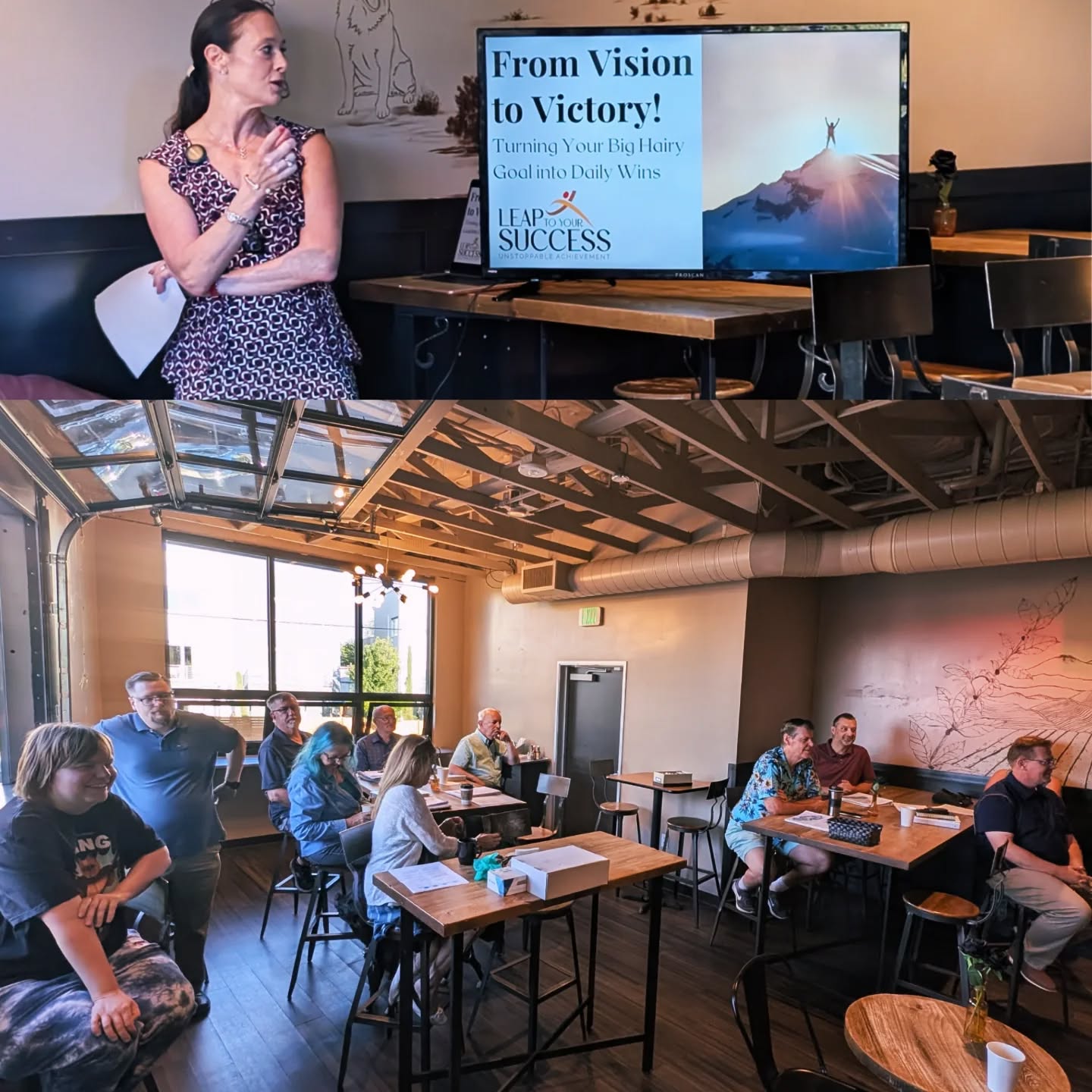 Leaping in from vision to victory with the @missinglinknetwork. Networking at 7am always hits different. We're looking for a few good links. DM me to learn more. #networking #professionals #entrepreneurs #vision #goodmorning #zakunscripted