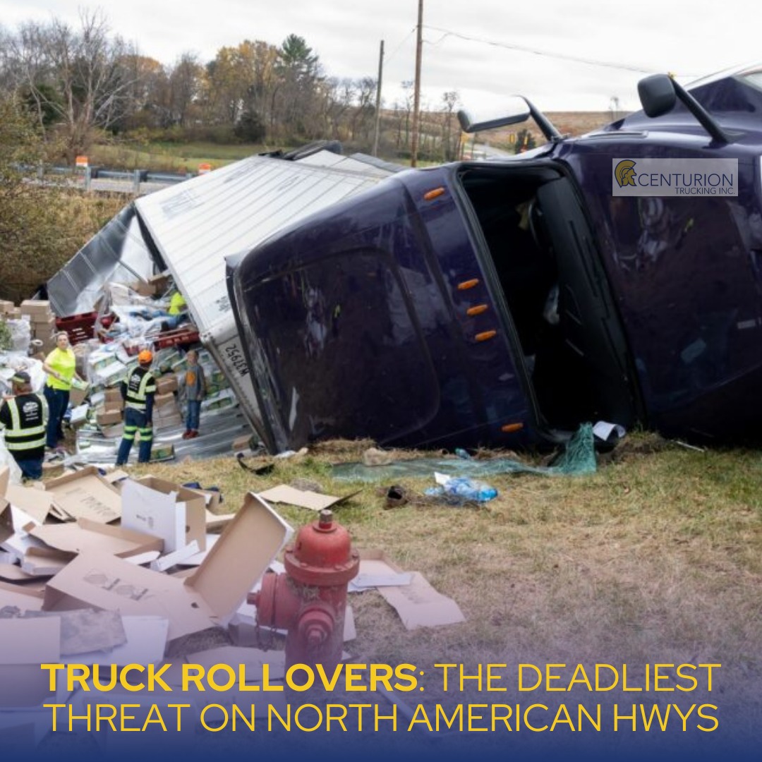 Truck rollovers, though making up only about 4% of fatal crashes, cause nearly half of truck-occupant deaths in North America, often striking without warning due to factors like high centers of gravity, curve speed, and load dynamics—making slowing down on curves the most critical prevention measure. Read more here:
https://www.trucknews.com/health-safety/the-science-behind-truck-rollovers-and-how-to-prevent-them/1003200255/