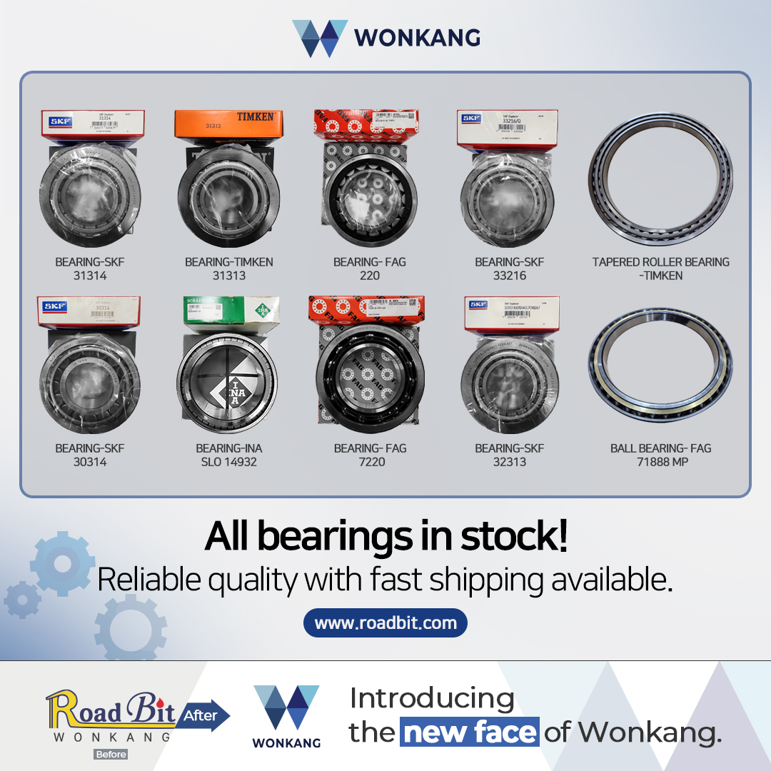 All bearings in stock!
Reliable quality with fast shipping available.
www.roadbit.com
#Diaphragmwall #Slurrywall #trenchcutter #BC30 #BC32 #BC35 #BC40 #cutterteeth #gearbox #mudpump #korea #wonkang #roadbit #cuttingwheel #BCF10 #BCF9 #spareparts #Mechanicalseals #Damper #Gearing #Complete #Assembly #roadheader #pick #tunneling #1500mm #bearing