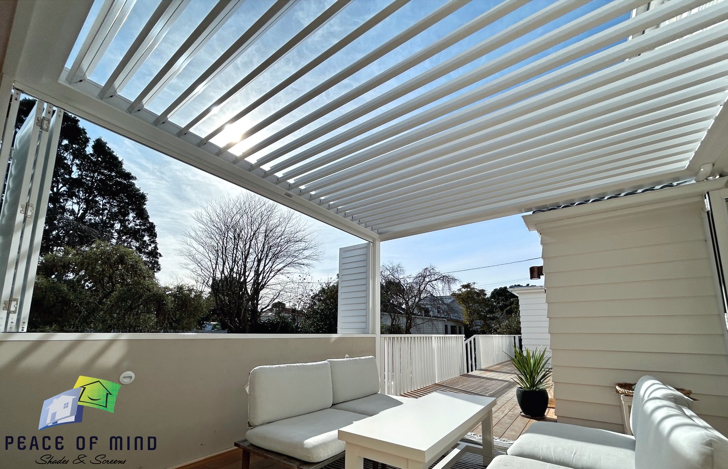 🌟 Transform your outdoor space with the stunning Johnson & Couzins Sky Louvre system! Check out this recent installation featuring the beautiful Shade Elements Bifolding Outdoor Shutters. Want to discover how we can enhance your lifestyle? 😎 Connect with us at https://wix.to/KJibVEO #OutdoorLiving #ShadeSolutions #HomeImprovement