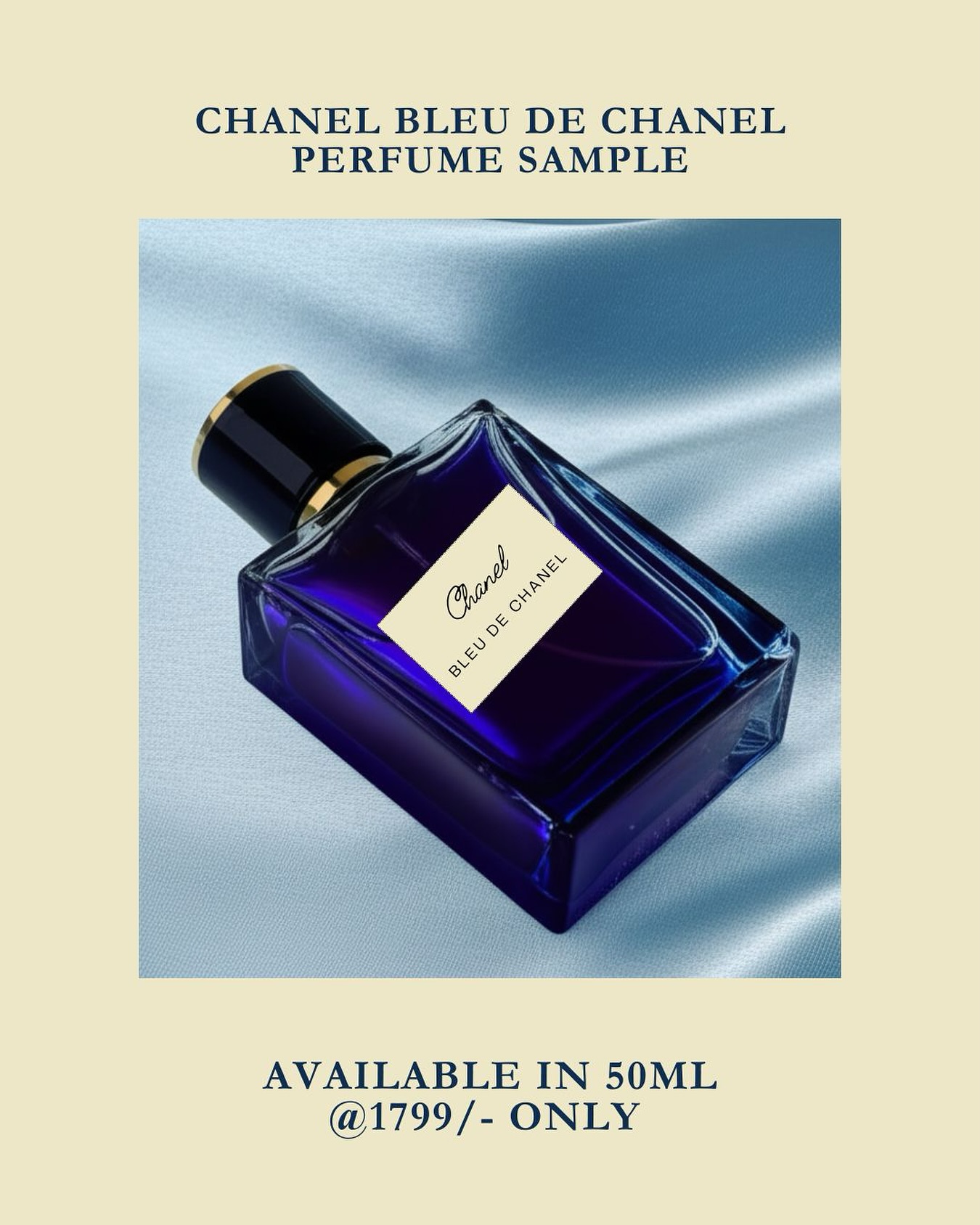 Chanel Bleu De Chanel sample in 10ml & 50ml available! order now🛍️🥳
Retail pack also available only at @roohandradiance visit our website or dm us for more details!
#explorepage✨ #perfumeonline #perfumesellerindia