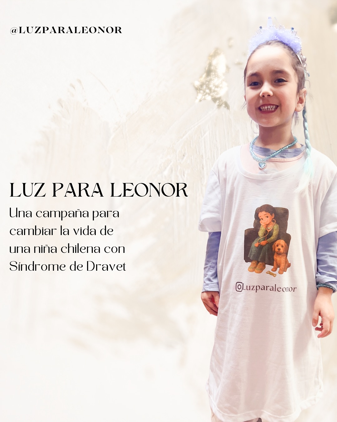 🦋 LUZ PARA LEONOR 🦋
Leonor tiene 6 años y es conocida como “La Niña Fénix” por su fuerza y resiliencia.
Vive con Síndrome de Dravet, una enfermedad genética poco común y muy severa que provoca crisis epilépticas incontrolables.
En solo 6 años, ha enfrentado más de 300 crisis y más de 50 hospitalizaciones en UCI.
En Chile no existen tratamientos avanzados para esta enfermedad.
Pero hoy tenemos una oportunidad única: Leonor fue aceptada en el ensayo clínico EMPEROR en Madrid, España, una terapia genética innovadora que podría cambiar su vida.
Viajamos en noviembre y necesitamos reunir $50.000.000 CLP para cubrir pasajes, alojamiento, alimentación, medicamentos y trámites legales.
💜 Tú puedes ser luz para Leonor:
🌍 Dona en: www.luzparaleonor.cl
🏦 Margarita Mosquera
RUT: 16.471.560-4
Banco BCI – Cta Cte: 52480810
📧 Luzparaleo@gmail.com
Con tu ayuda, Leonor puede tener menos crisis y más infancia.
#LuzParaLeonor #SíndromeDeDravet #EpilepsiaRefractaria #CampañaSolidaria #NiñaFénix #Madrid2025