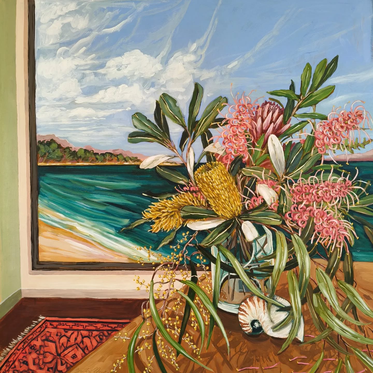 Something new 🌿
#australianflowers #painting #landscape #art