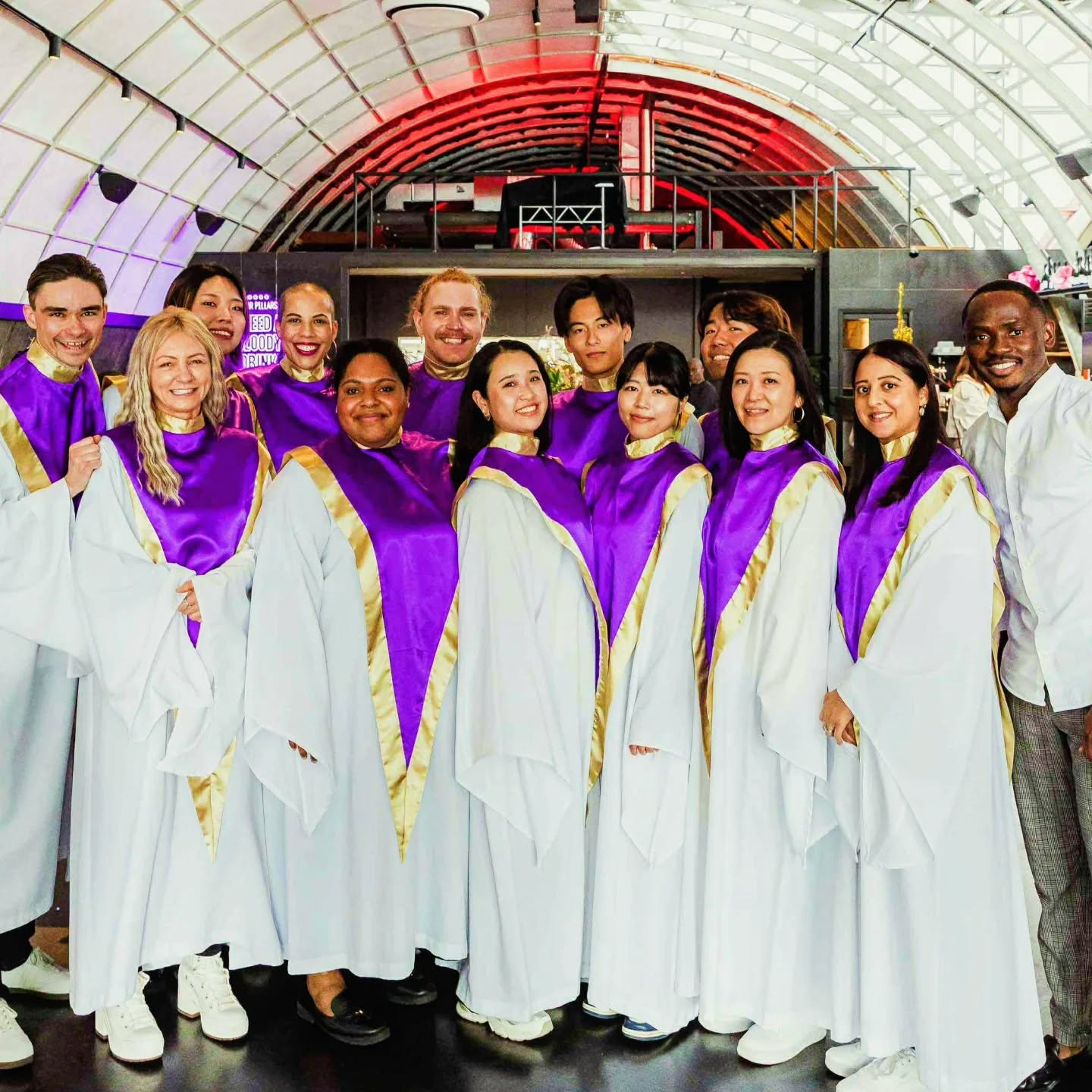 With @brisbanecitygospelchoir t'other weekend 💜🙏🏽💜