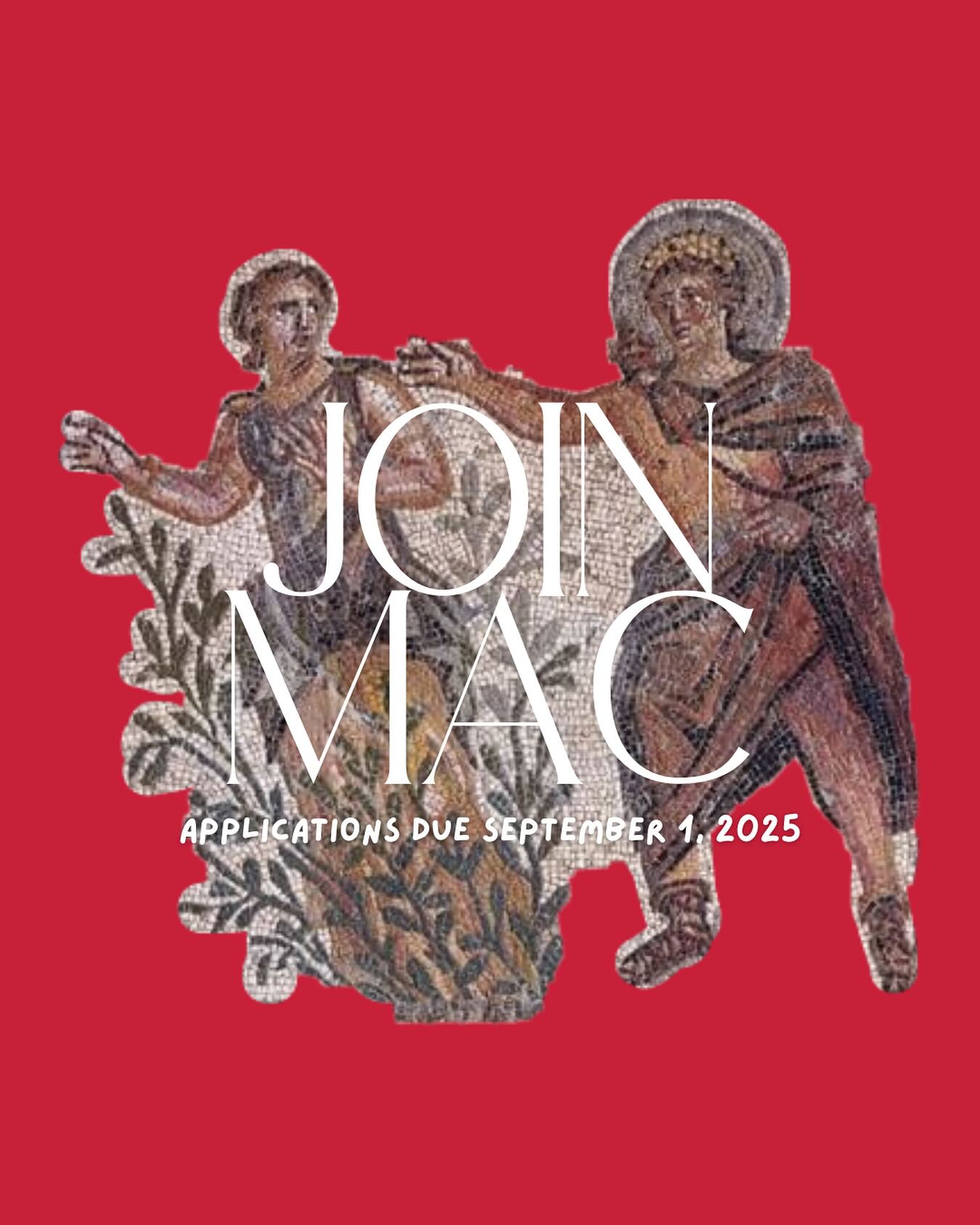 want to become a more active member of the GJCL? join the membership advisory committee (MAC)!!
MAC is a student committee that focuses on increasing membership & outreach for the JCL and offers a fun + easy way to be involved. meetings are hosted every 2 weeks by 1st VP Hayden Yoo over zoom.
the link to apply can be found in the insta bio (and GJCL discord & website). ANYONE CAN JOIN!! applications are due September 1st at 11:59pm.
if you have any questions feel free to reach out to hayden.syoo1024@gmail.com