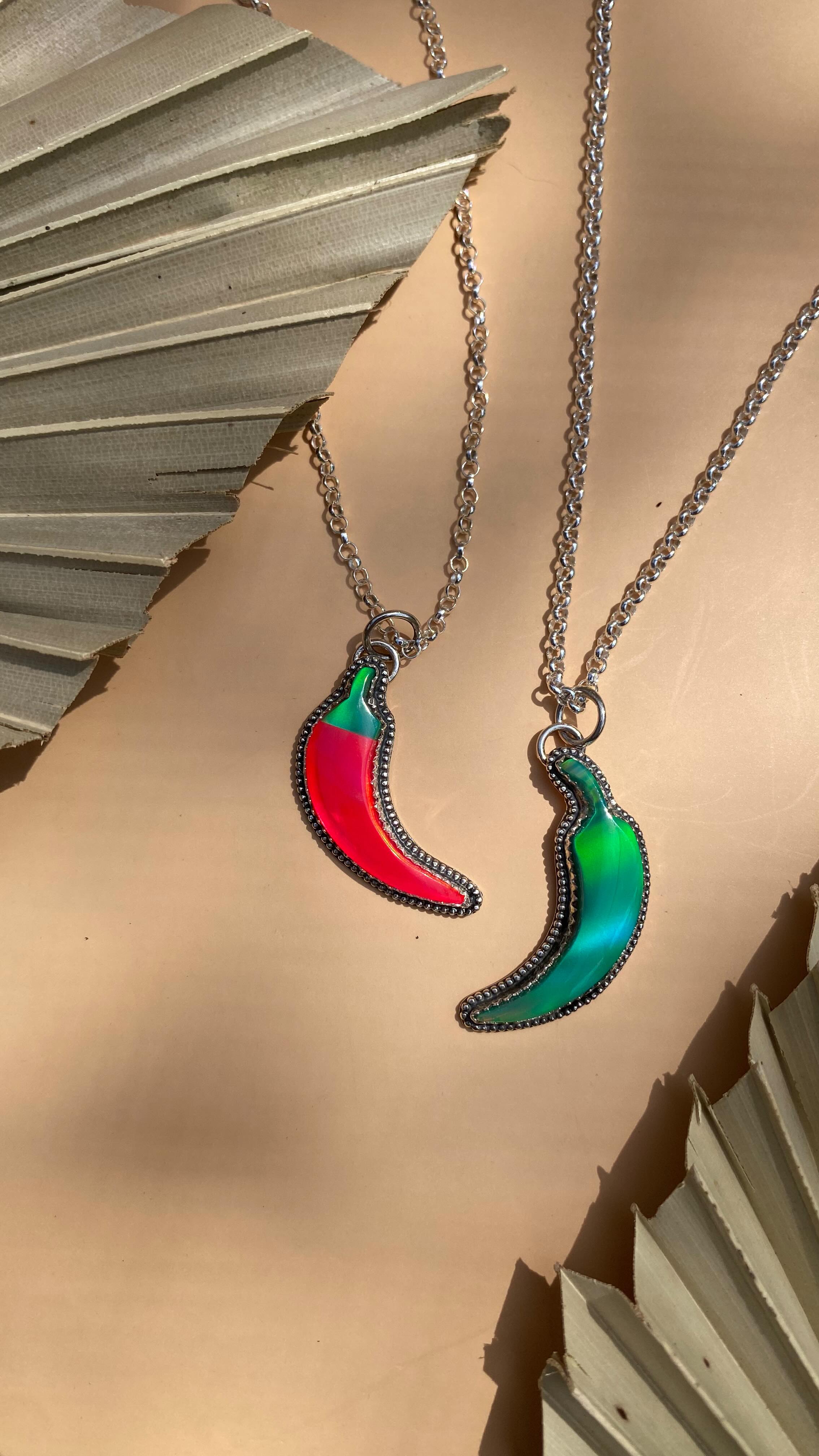 Hot pepper, ghost pepper,… mystery pepper. 🌶️👻✨
Handcrafted sterling silver & aurora opal magic lands 8/22. 🌈 Limited drop, maximum Scooby vibes. 🐾
.
#ScoobyDoo #spookyisland