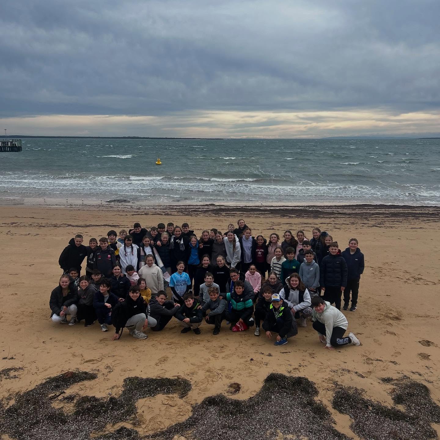 Our last stop, the beach.
A little colder and windier than usual, but a lovely place for our final activity together.
#camp #beach #phillipisland