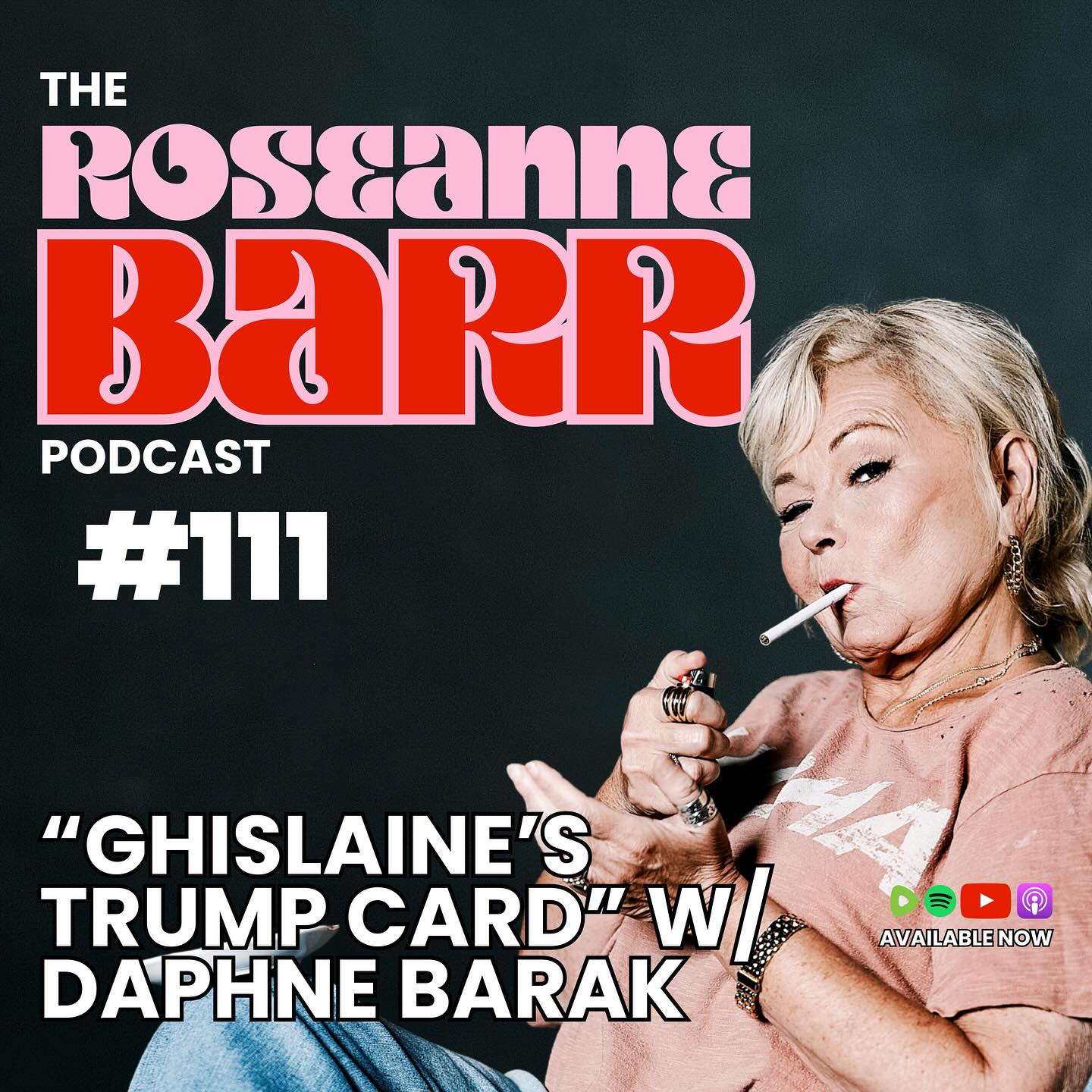 This week on The Roseanne Barr Podcast, Roseanne welcomes legendary journalist @daphnebarak —the woman who sat face-to-face with Ghislaine Maxwell. From the prison walls to the private moments, Daphne shares what it’s really like to interview one of the most infamous women in the world. She reveals the surprising things Ghislaine said, what she didn’t say, and the truths that never made the headlines. It’s raw, revealing, and a rare peek inside one of the most controversial interviews of our time. #roseannebarr #roseannebarrpodcast #ghislainemaxwell #daphnebarak #epstein #epsteinfiles