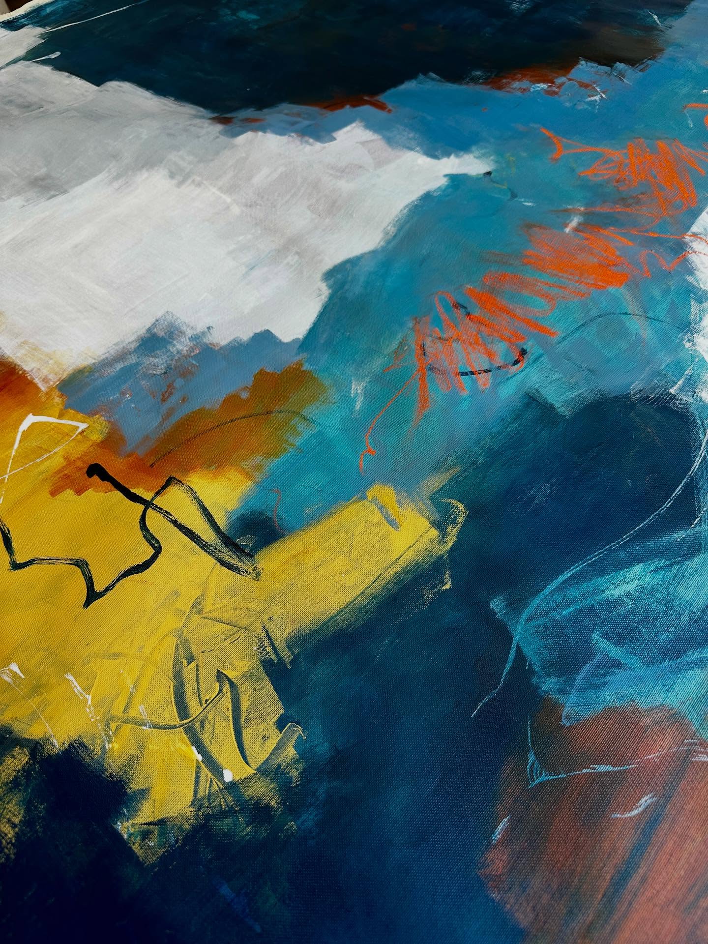 De volta ao ateliê…