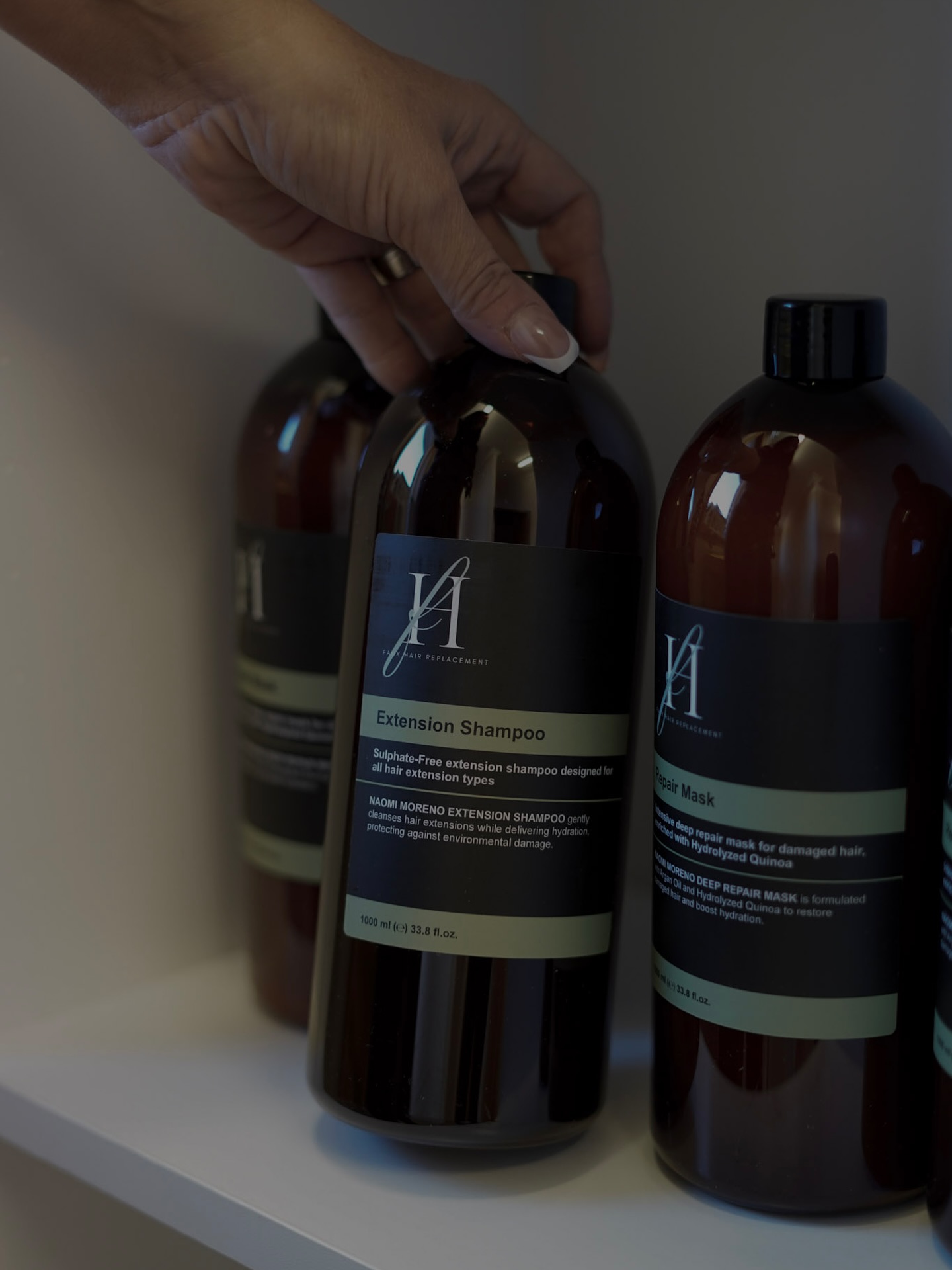 PRODUCTS & EXTENSION CARE
The best way to protect your investment and ensure longevity is in the home care maintenance.
Using products outside what is recommended can immediately strip the protective coating off your units and shorten the life span, or tangle.
Purchasing care products with your new set should always be a must.
Using only recommend products helps promote the longevity of your units, but also gives moisture, shine and softness to your natural locks.
Care products in store
DM us to secure a set for you
#extensioncateproducts #wigcare #scalpcare #softhair #healthyhair #treatyourself