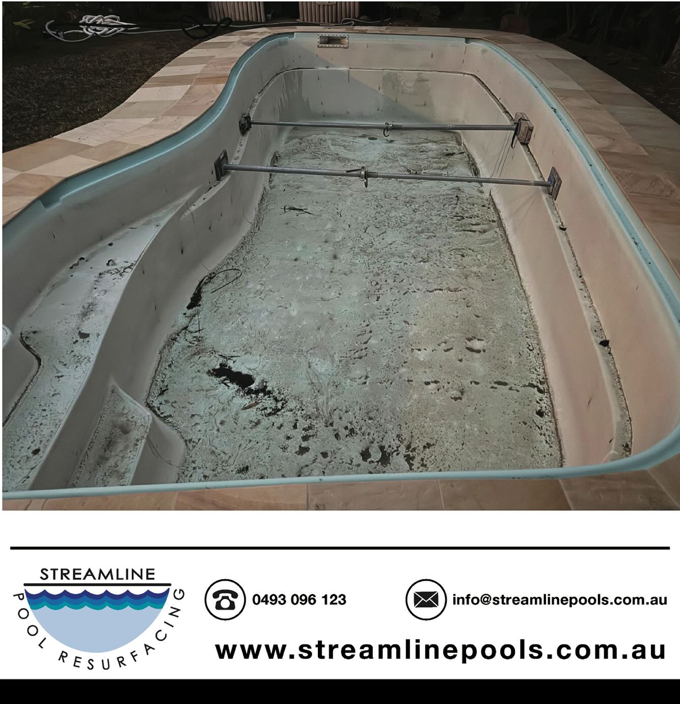 This weeks job is a full fiberglass resurface & osmosis repair located in Gympie
.
.
.
#streamlinepoolresurfacing
#osmosis #fiberglass #resurface #maintenance #repair #australianbackyard
#investment
#resurface #swimmingpool #thisweeksjob
