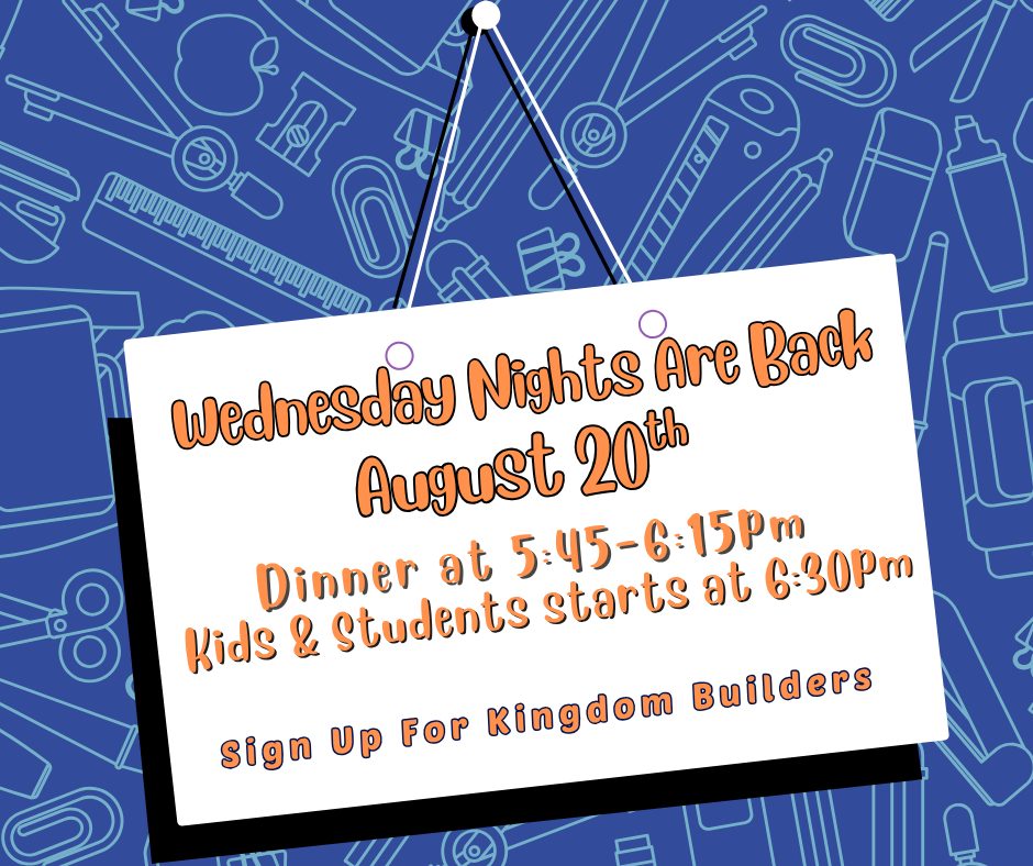 Wednesday Nights start back!!!