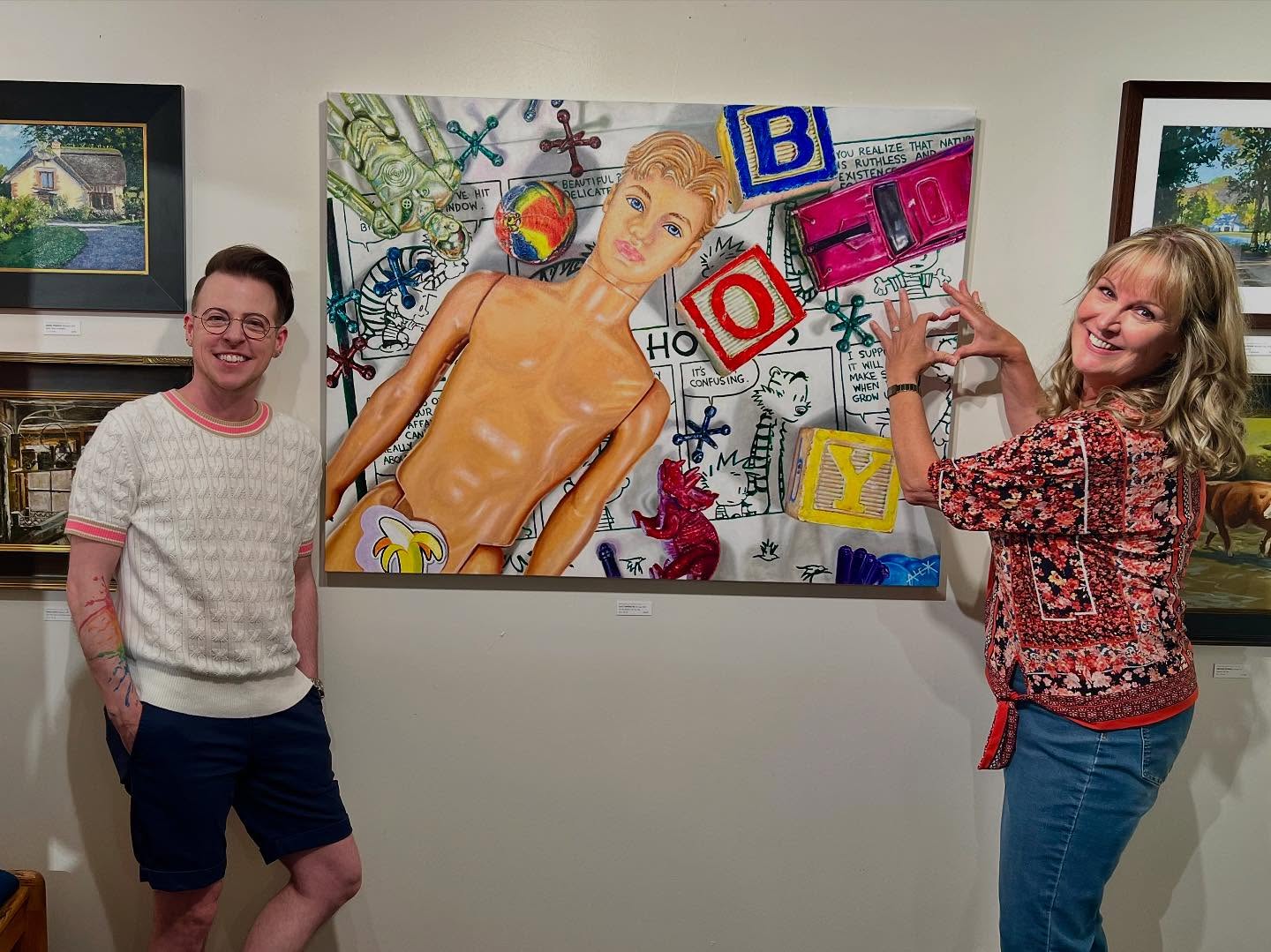 Last night was the opening reception for the The Heartland Art Club’s “RepreSENSATIONAL” exhibition. 200 pieces were submitted, and only 70 pieces were accepted, with artists from 20 states represented.
I’m so proud to have been one of those artists, and had a lovely time. Thank you to everyone who came out to support me, and especially Lisa Ober for all your encouragement! Congrats to all the winners! #heartlandartclub #stlouisartgallery #representationalart #realismartwork #stlartist