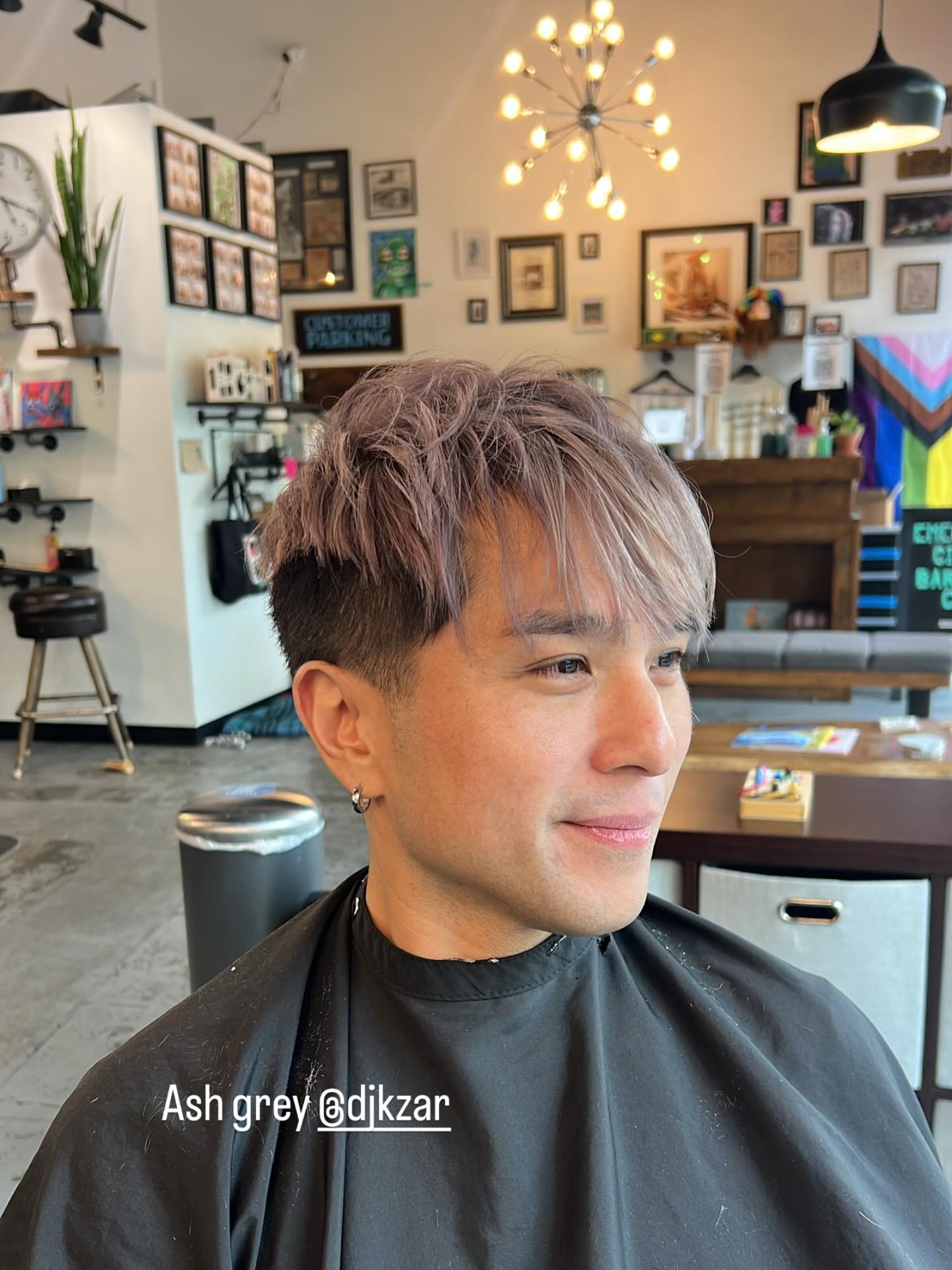 Ash grey by the one and only @moonsunleehair