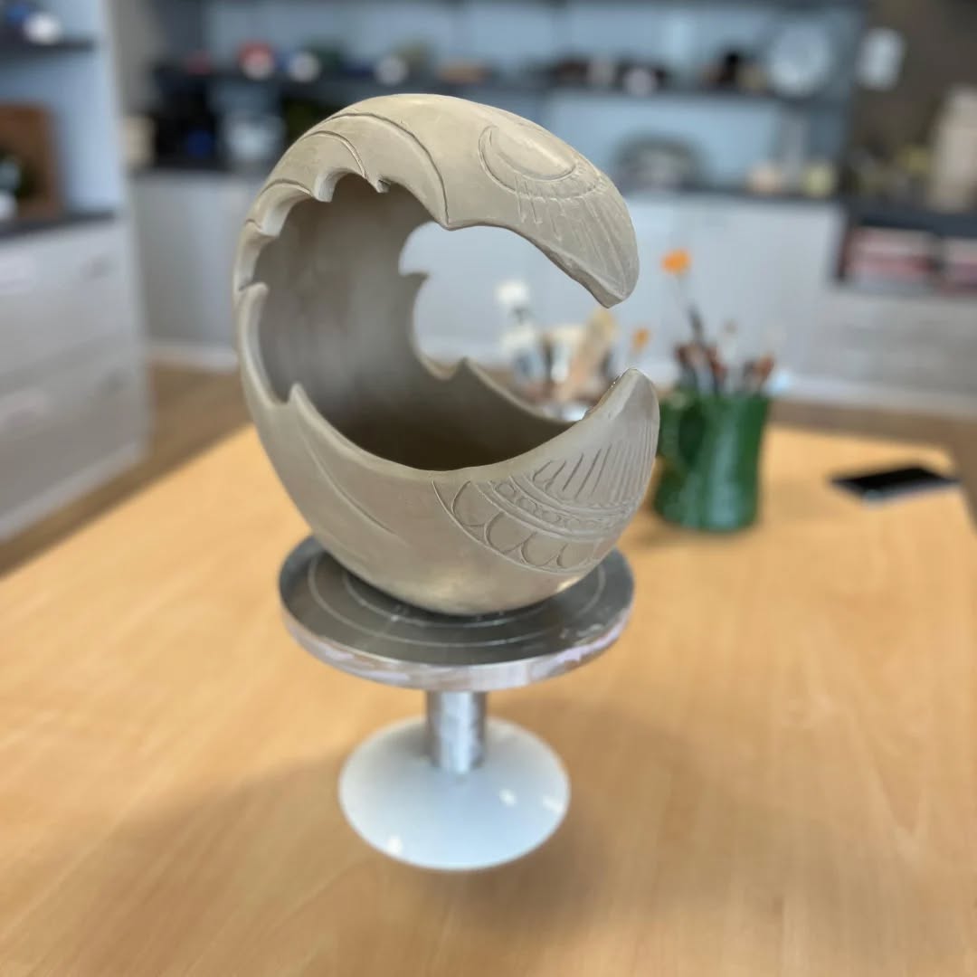 Dieser wunderbare Mond in all seinen Entwicklungsphasen 😎 leider ist er beim Brennen etwas zusammengesunken, aber er ist so wunderschön gemacht 😍