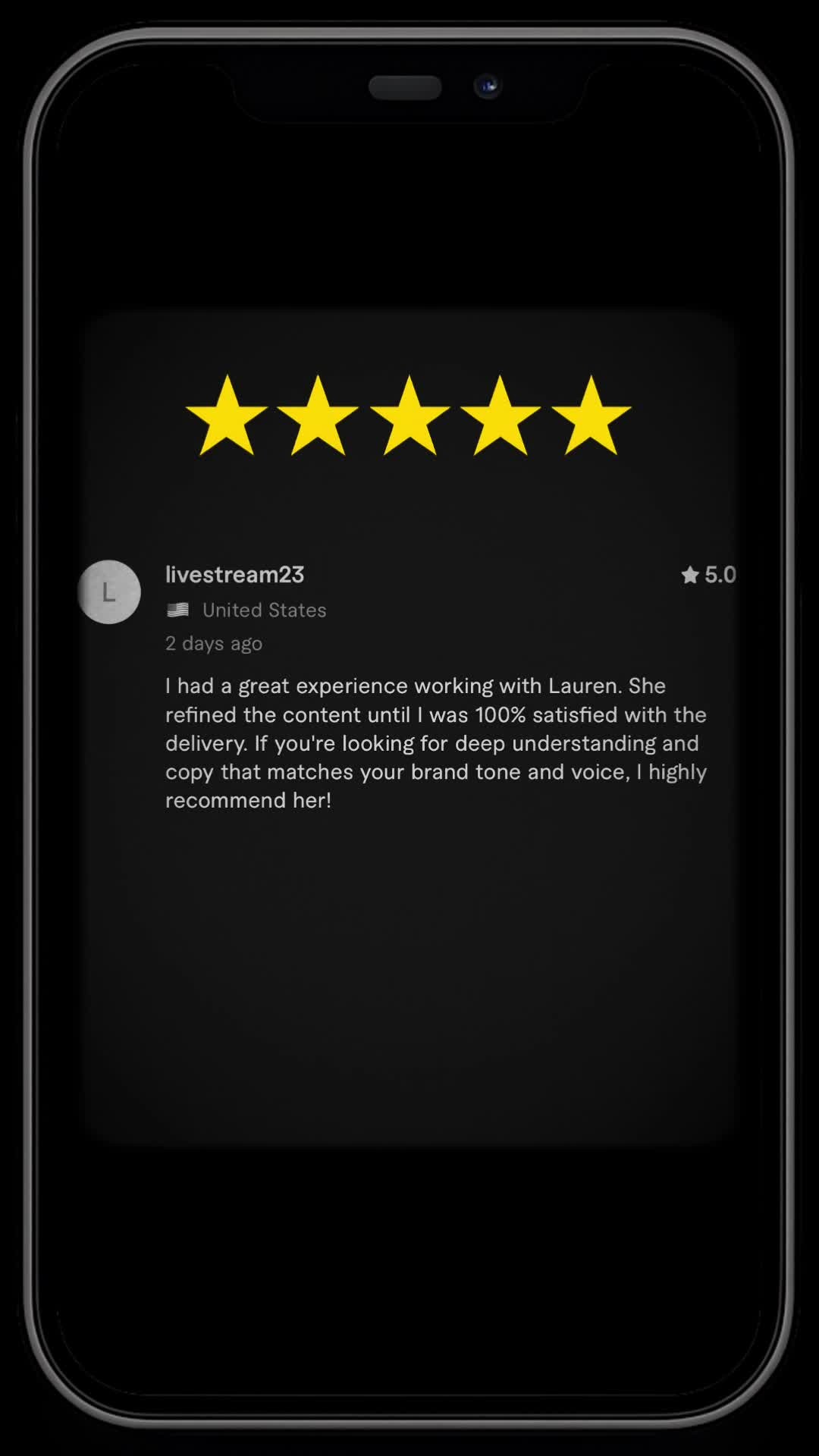 Big shoutout to livestream23 for trusting me with their brand voice! We fine-tuned every detail until it was exactly right. And thatās my happy place š» šļø
If your content needs a deep understanding of your brand and words that actually sound like youā¦you know where to find me š (@Fiverr - Fiverr.com/LaurenMeikle)
#Copywriting #CopywriterLife #ContentCreation #BrandVoice #BusinessTips #FreelanceLife #MarketingTips #SocialMediaContent #SmallBusinessSupport