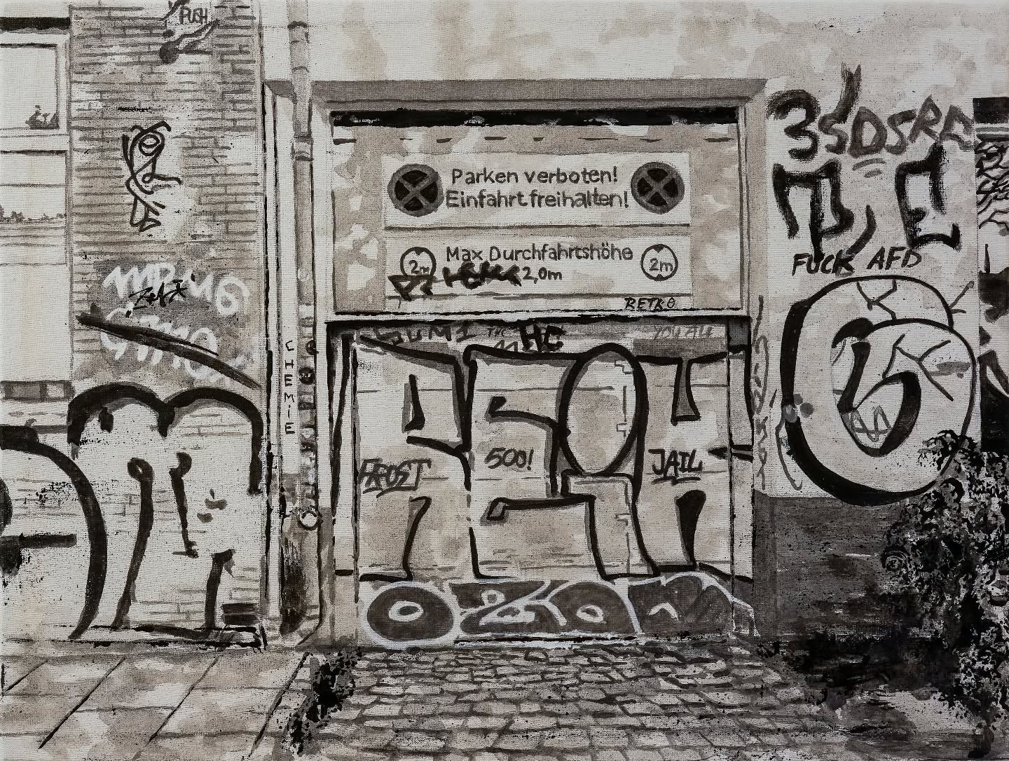 Acryl 40x30
#art #graphite #streetart #hamburg
