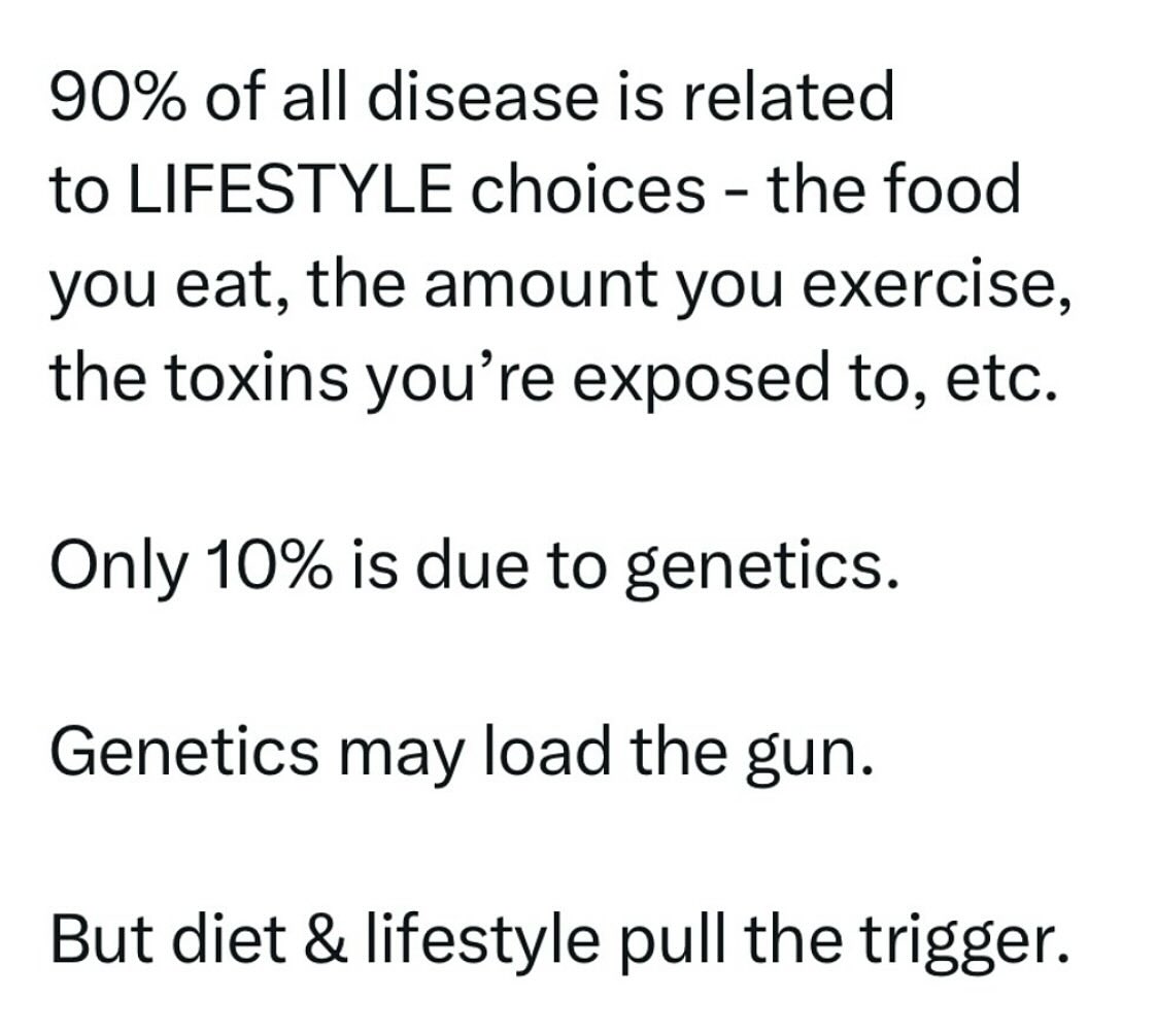 The silver lining! We don’t have to be limited by our genetics. What we consume can either encourage genetic mutation and disease, or discourage it. Whole food plant predominant nutrition can lead you towards wellness and away from disease, as it’s packed with all the essential nutrients our bodies need to function smoothly, and antioxidants to reduce oxidative stress. #eatyourrainbow #lifestylemedicine #foodismedicine🌱