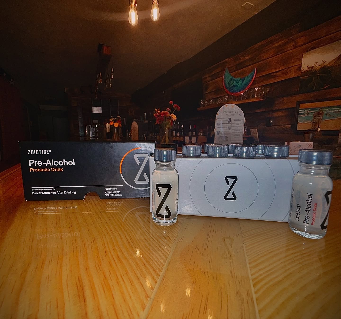 Ready for a night out? Don’t forget your ZBiotics! These pre-alcohol probiotic drinks are designed to help your body break down the byproducts of alcohol, which can contribute to that dreaded hangover.
How it works: ZBiotics contains a specially engineered probiotic that targets acetaldehyde, a compound formed when your body metabolizes alcohol. By taking one bottle before you start drinking, you can support your gut health and minimize next-day effects.
So enjoy your night, and give your body the help it deserves! 🍻✨