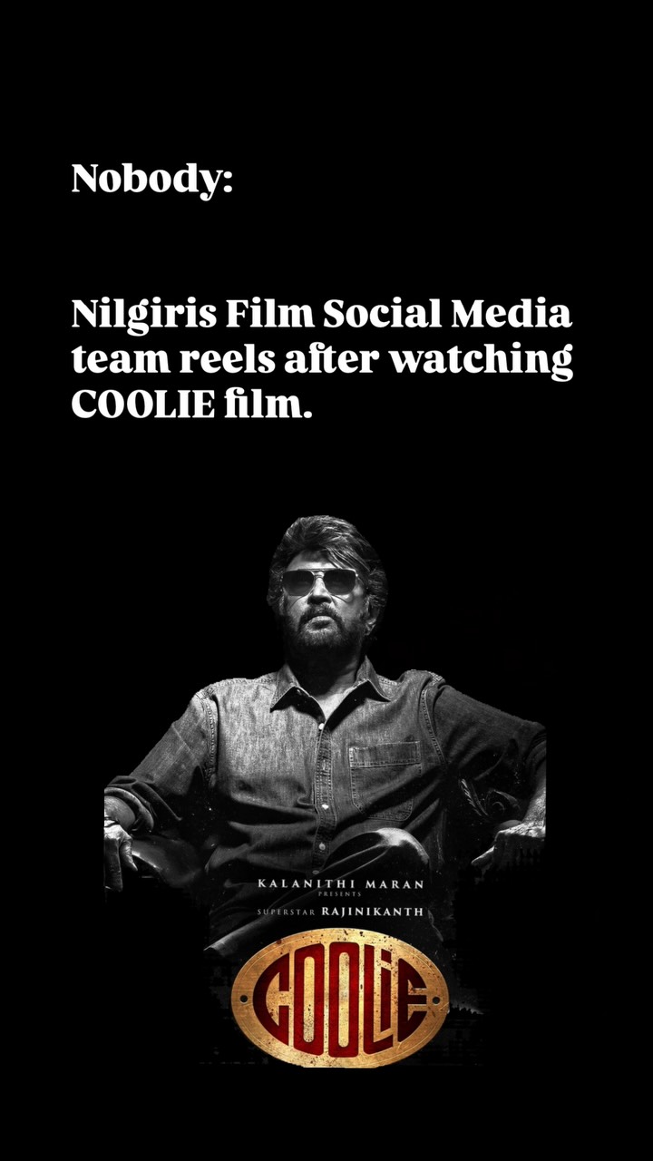 Coolie fever running high?
🎟 If you can’t grab a ticket to Thalaivar, step into the wild with Nilgiris: A Shared Wilderness 🌿🐘 — nature’s own on the big screen! 📽 Last chance to watch it in theatres this week!
#NilgirisASharedWilderness #IndiasBlueMountain # NilgirisTheFilm #Felisfilms #wildlifefilmmaking #Naturedocumentaty #coolie