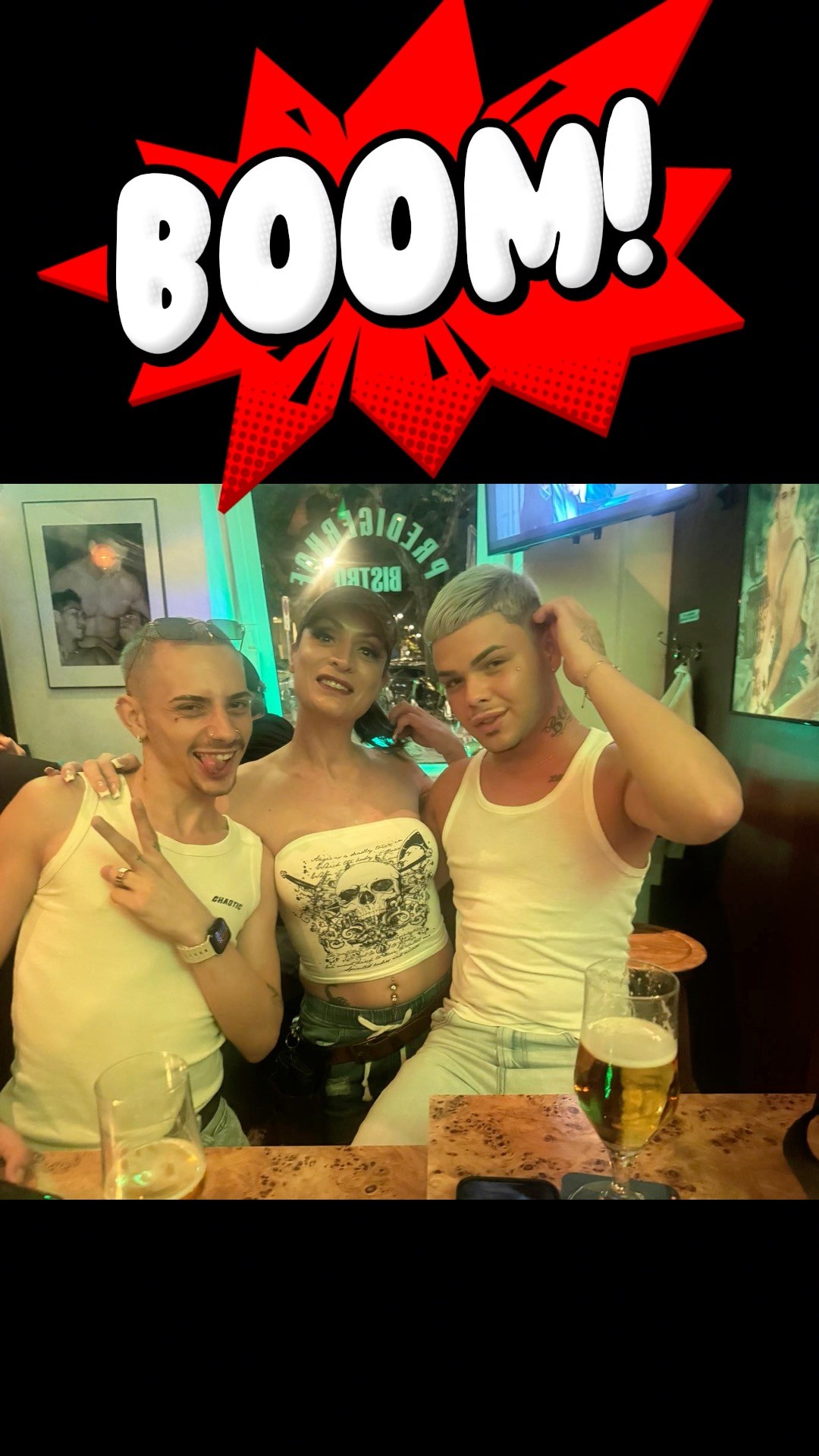 🇩🇪 Wenn’s knallt, dann richtig.
🇬🇧 When the vibe hits just right.
📍 Predigerhof Gay Bar – Zürich
🕒 Täglich ab 14:00 – Queer, laut und lebendig!
#BOOM #PredigerhofZürich #GayBarLove #QueerEnergy #GayZurich #NightOutVibes #UnfilteredFun #OpenDaily #LGBTQIA+
