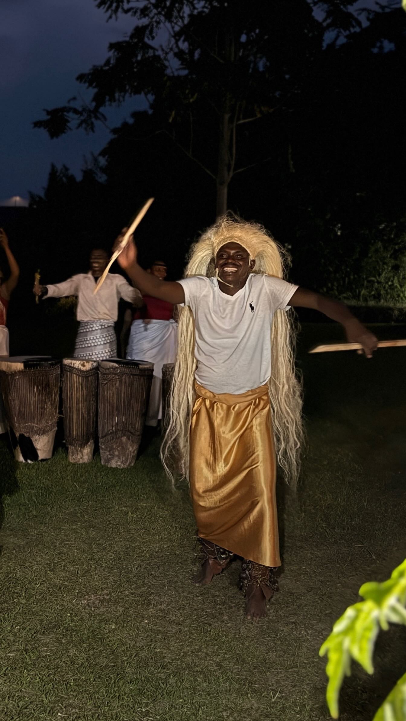 On our last night in East Africa, we were treated to a traditional cultural performance in Musanze, Rwanda, getting pulled into the drumming and dancing, barefoot on the grass, into the night.
What a magical, eye-opening trip this has been. The essence of @globallivingston institute’s philosophy of #ListenThinkAct. Thanks to the whole team that made this special experience possible.
I’m honored to be on the board of this incredible org. And for folks who want to learn more about our global classroom programs or might consider donating to send more students to Rwanda and Uganda to partner with local community members and experience cross-cultural immersion in Africa, check out www.globallivingston.org. ♥️
#globalclassroom, #eastafrica, #studyabroad, #leadershipdevelopment, #socialimpact #eastafrica #visitrwanda #visituganda #worldschooling #everywhereclassroom