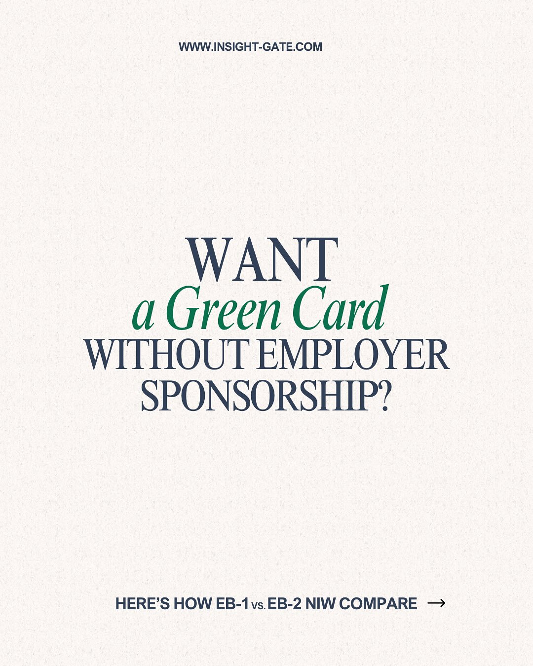 📣Highly skilled? Advanced degree? You might qualify for a U.S. green card without an employer.
We help top professionals win EB-1A & EB-2 NIW cases that showcase their talent as a national asset.
📩 DM us or email contact@insight-gate.com to check your eligibility today — your green card could be closer than you think.
#eb1 #eb2 #greencard #usa
