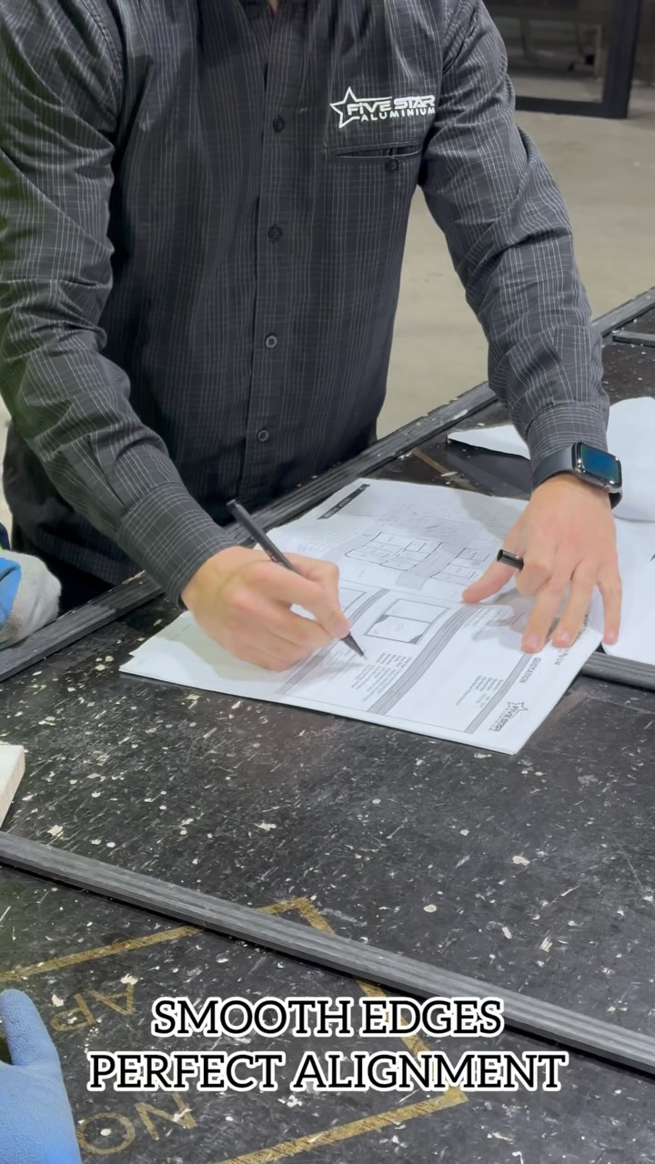 MEET MOE!
He is our production manager who oversees the entire manufacturing process, making sure every aluminium window and door is crafted to the highest quality standards!
He coordinates the workflow on the factory floor, manages schedules, supervises staff and ensures safety and efficiency is priority.