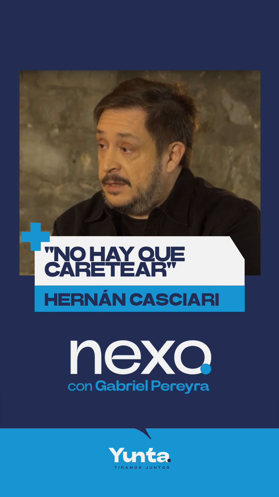 Hernán Casciari pasó por Nexo.
Una entrevista a fondo con Gabriel Pereyra, en Yunta.
📌 Mirala completa en nuestro canal de YouTube → link en bio