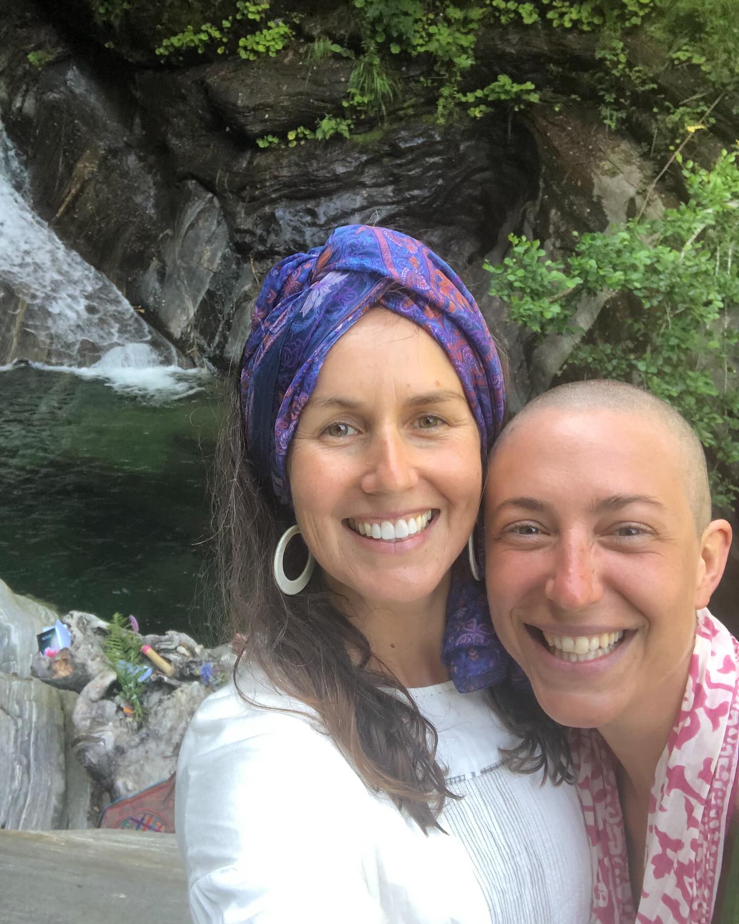 Celebrating 2 years of marriage to our Selves!! 💖
After completing our second Self-Marriage retreat (more on that in a future post) we returned together to the magical place where we held our very first Self-Marriage ceremonies—our own.
We returned there to remember who we were and to honor who we have become since saying Yes to our Self. To shed sacred tears and sing songs of praise. To bathe in the fresh water and sit at the natural altar of tree and stone. And most of all, we went there to say—actually to sing THANK YOU.
The smiles on our faces, the newlywed glow, our arms wide open to embrace the future are especially touching to see now, knowing that since then, we have been blessed to accompany 6 other women as they crossed the threshold to marry themselves, not to mention the other women we have supported to birth ritual drums and discover their Soul’s incantation.
We really had no idea that 2 years after that shared ceremony with each other and Nature as our witnesses, we would be dreaming and manifesting a movement into Being. That we would be gifted with the inspiration to share self-marriage in wider circles, to make saying Yes to your Self a rite of passage for modern women. But Life has called us to step forward, and we said YES.
This is just the beginning. And if you are reading this now, we want to thank you for being here. For your support. For witnessing our becoming. For joining in this journey of Self-Love.
THANK YOU.
love love love,
Amber & Courtenay
#selfmarriage #selflove #yestoyourself #anniversary #wesaidyes #itsonlyjustbegun
#sayyes