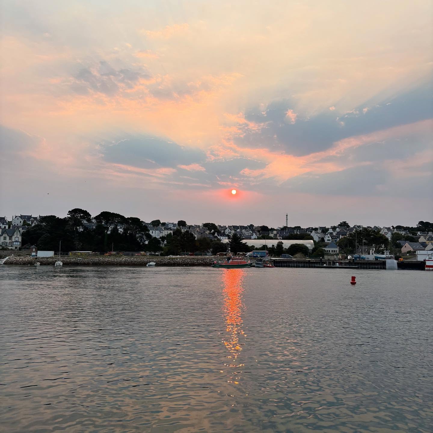 Un petit matin du mois d’août devant le restaurant 🤩