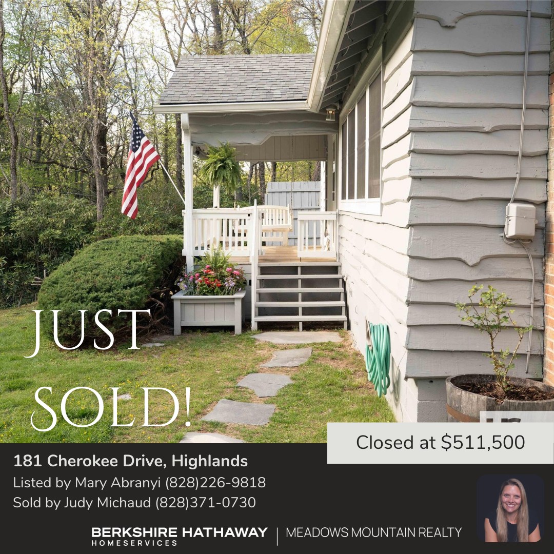 Closed This Week! Congratulations to our clients and agents on another week of successful sales in the mountains! 🏡✨
✅ 181 Cherokee Drive — Listed by @maryabranyirealtor| Sold by @michaudrauersgroup
✅ 263 Mountain Laurel — Listed by @johnmuirrealtor
✅ 124 Hawks Ledge Lane — Listed & Sold by John Muir
Proud to help our clients make their mountain dreams a reality!
#BHHSMMR #HighlandsNC #MountainLiving #NCRealEstate #Sold