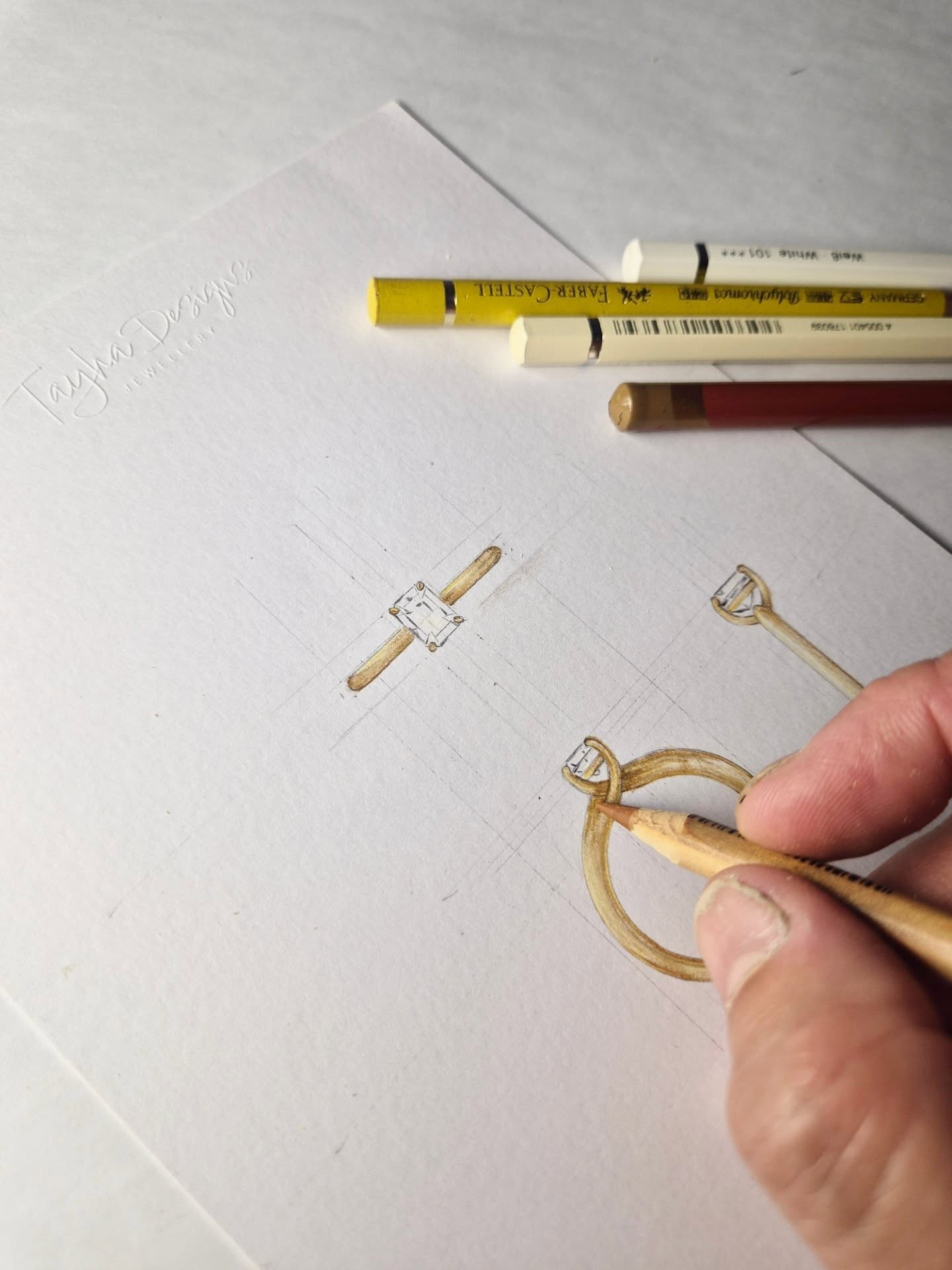 The last few months have been full, designing timeless engagement rings.
What shape diamond would you choose if you were to receive a solitaire?
#diamondsolitairering #jewelleryillustration #pencildrawing #jewellerydesign #engagement