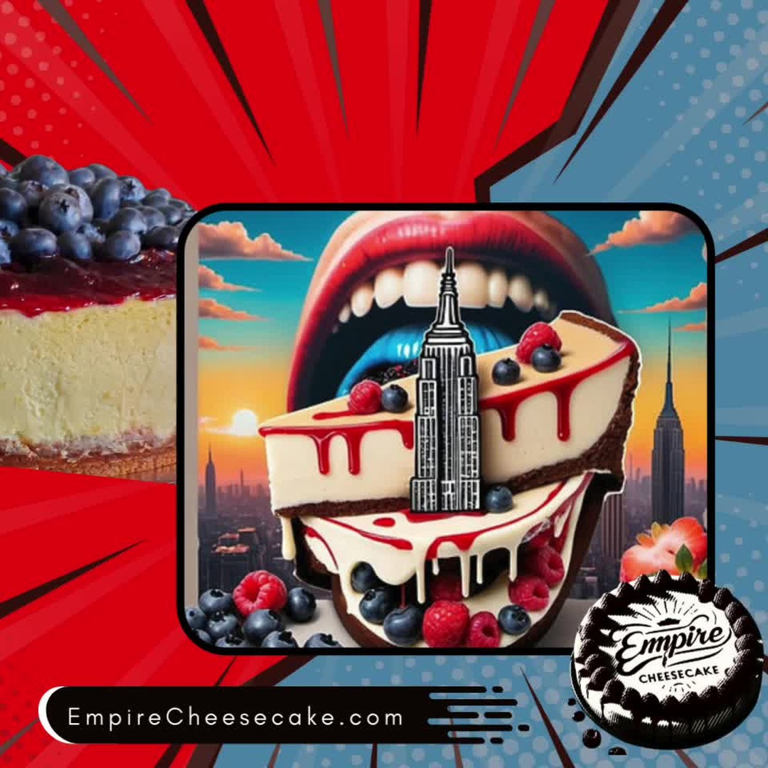 A slice of NY in Denver! Homemade, artisanal, NY-style cheesecake that's to die for! If you love cheesecake, then Empire Cheesecake is soon to become your new favorite sweet spot. Order yours today! EmpireCheesecake.com #DenverFoodie #Denver #Cheesecake #ArtisanalFood #EmpireCheesecake