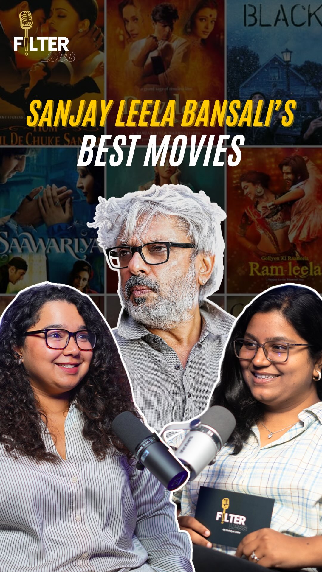 🎥💬 Epic sets, unforgettable characters & heart-stopping drama!
On @thefilterlesstalk , our guest @vama_gor spills the beans on her favourite Sanjay Leela Bhansali movies — from grand love stories to soul-touching dramas. 💛
Which one’s your all-time favourite? 👀✨
.
(Sanjay Leela Bhansali, best movies, Bollywood classics, Indian cinema, thefilterlesstalk, Devdas, Bollywood recommendations, SLB movies, cinematic, Shahrukh khan, Bollywood hits, must-watch movies, Aishwarya rai, Madhuri Dixit.)
.
#SanjayLeelaBhansali #SLB #BollywoodClassics #IndianCinema #BollywoodLove #CinematicMagic #BollywoodHits #FilterLess #BollywoodPodcast #FilmTalk #MovieLovers #BollywoodReels #MovieRecommendations #shahrukhkhan #devdasmovie