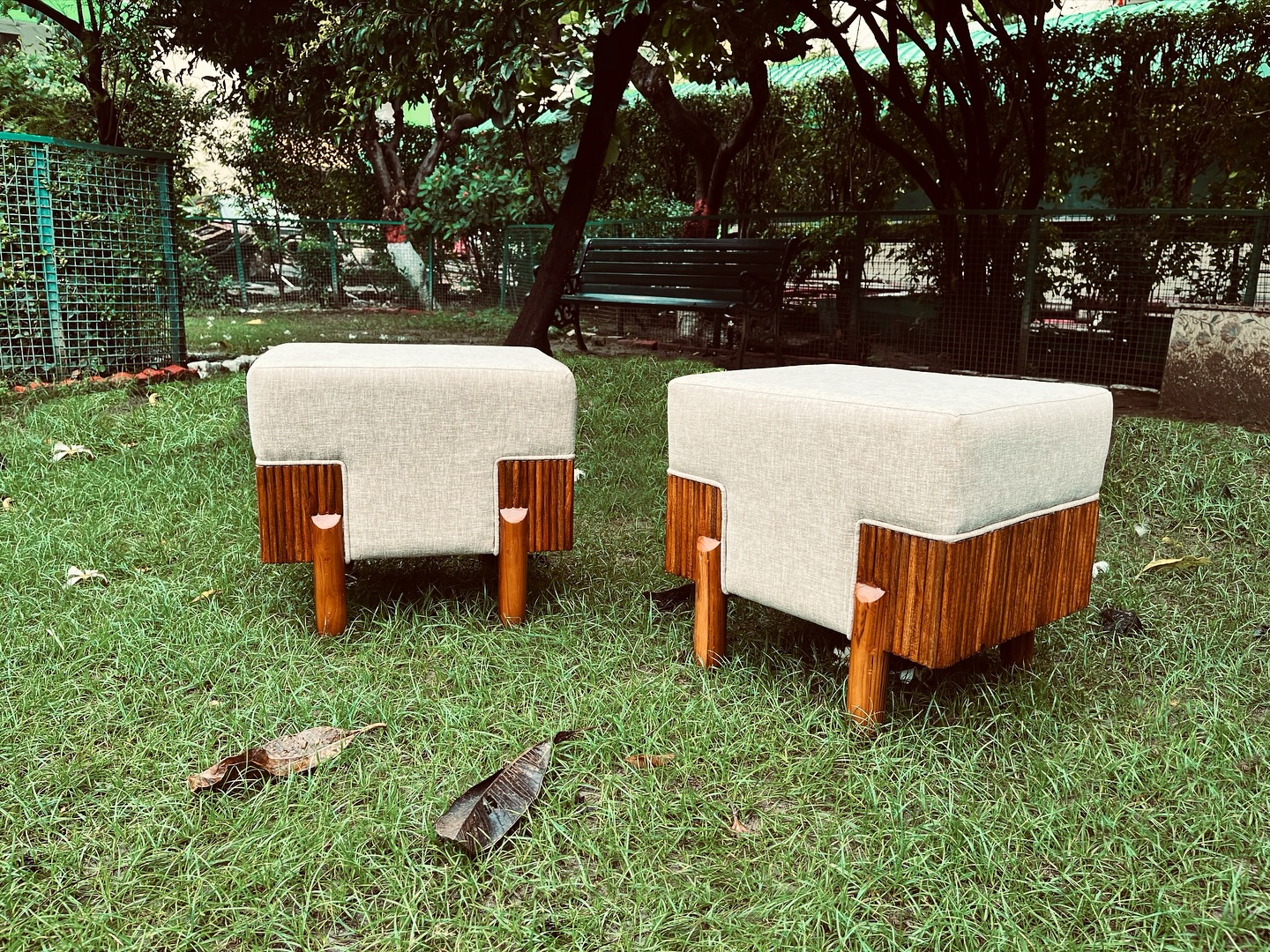 Fluted in teak, cushioned in comfort ✨ A puff that’s as stylish as it is functional.
This statement puff is crafted in rich teak wood, featuring vertical fluted detailing that adds depth and character to its design. The upholstered seat in a soft, neutral fabric complements the warm tones of the wood, creating a refined balance of comfort and style. Supported by sturdy teak legs, it’s not just a functional seat but also an accent piece that elevates any space — whether placed in a living room, lounge, or bedroom corner.
#nirmati #furnituredesign #furniture #wood #woodworking #aesthetic #womenempowerment #womensupportingwomen #home