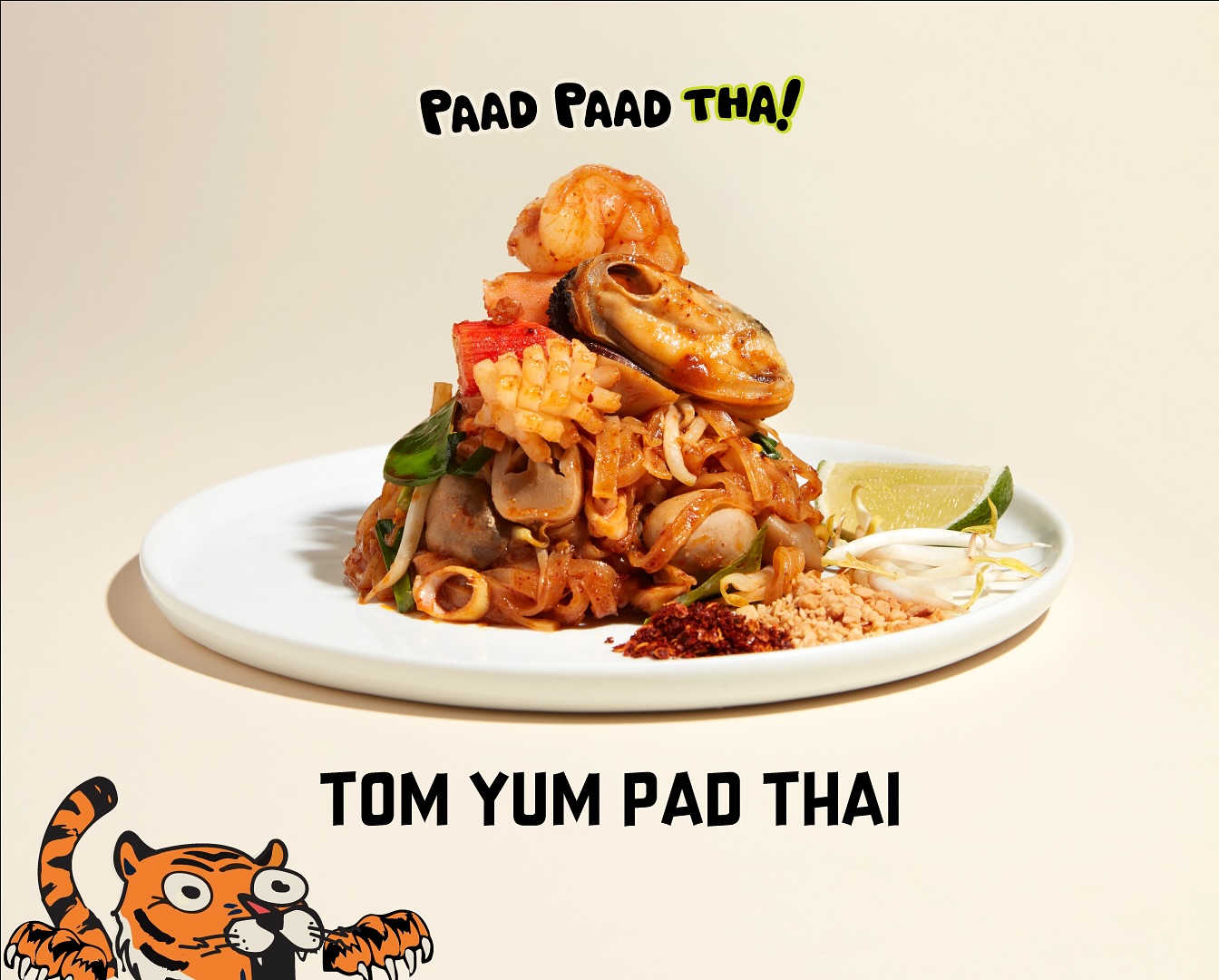 ๐ฅ๐โ๐ฉ Meet our Tom Yum Pad Thai โ a bold twist on the classic, packed with zesty lemongrass, chilli, lime, and succulent seafood. ๐ค๐ฏ๐
#PadThaiWithBite #TomYumPadThai #HotFavourite #PaadPaadThai #NewInTown #TigerEatsFirst #ThaiTakeaway #padthaisingapore #IMMoutletmall