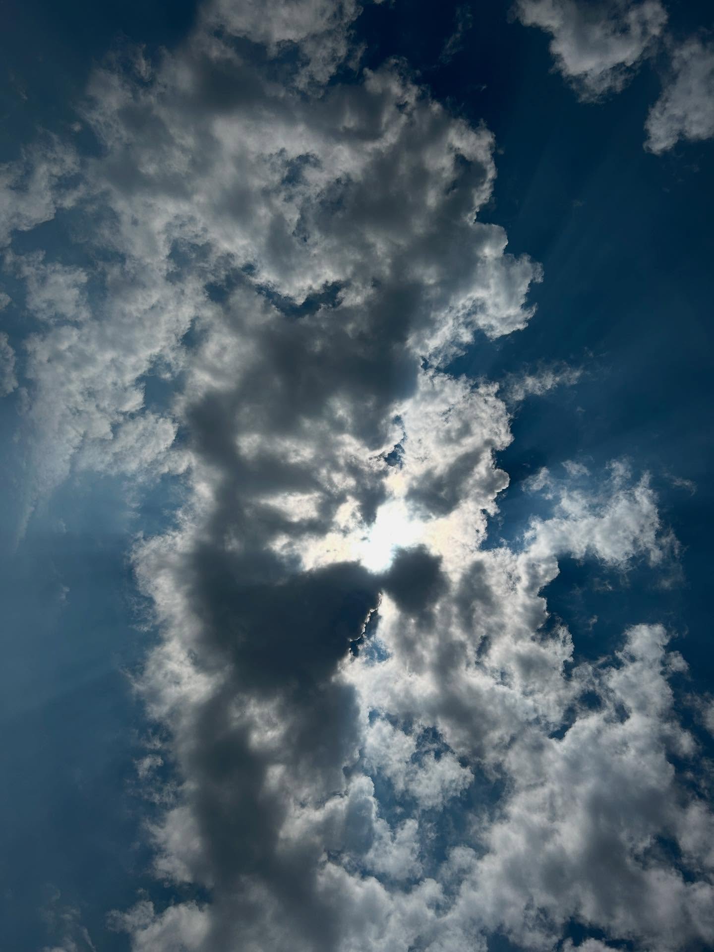Ever get that feeling
you’re being watched?
Turn your phone to the left…
#cloudformations #blueskies #wideopenspaces #lookup #mwordsphoto