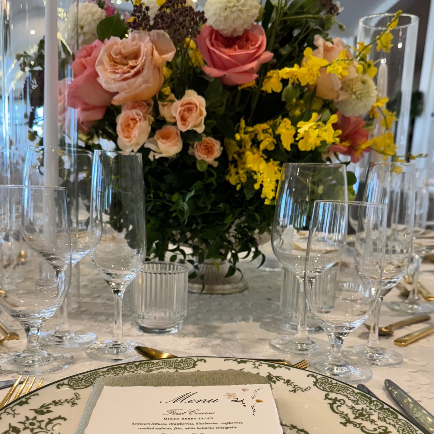 Thank you & Congratulations to Alex and Stanley for sharing their wedding florals (designed @mcardlesflorist). 👏🎉👏These colorful blooms really cheered up the residents at Kingsway Senior Housing in Norwalk. Our volunteers loved picking them up, repurposing each arrangement into multiple bedside bouquets and then finally delivering them apartment-to-apartment with a cheerful smile. 😊@stamfordfl