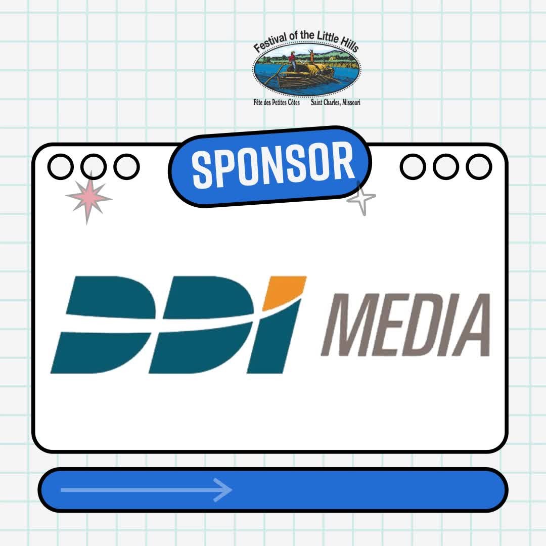 Thank you, DDI Media, for your continued support of the Festival of the Little Hills. We’re grateful for your partnership year after year! https://bit.ly/46RZtte
August 15-17, 2025
www.festivalofthelittlehills.com
#festivalofthelittlehills #stcharles #missouri, #crafts #food #artfestival #craftfestival