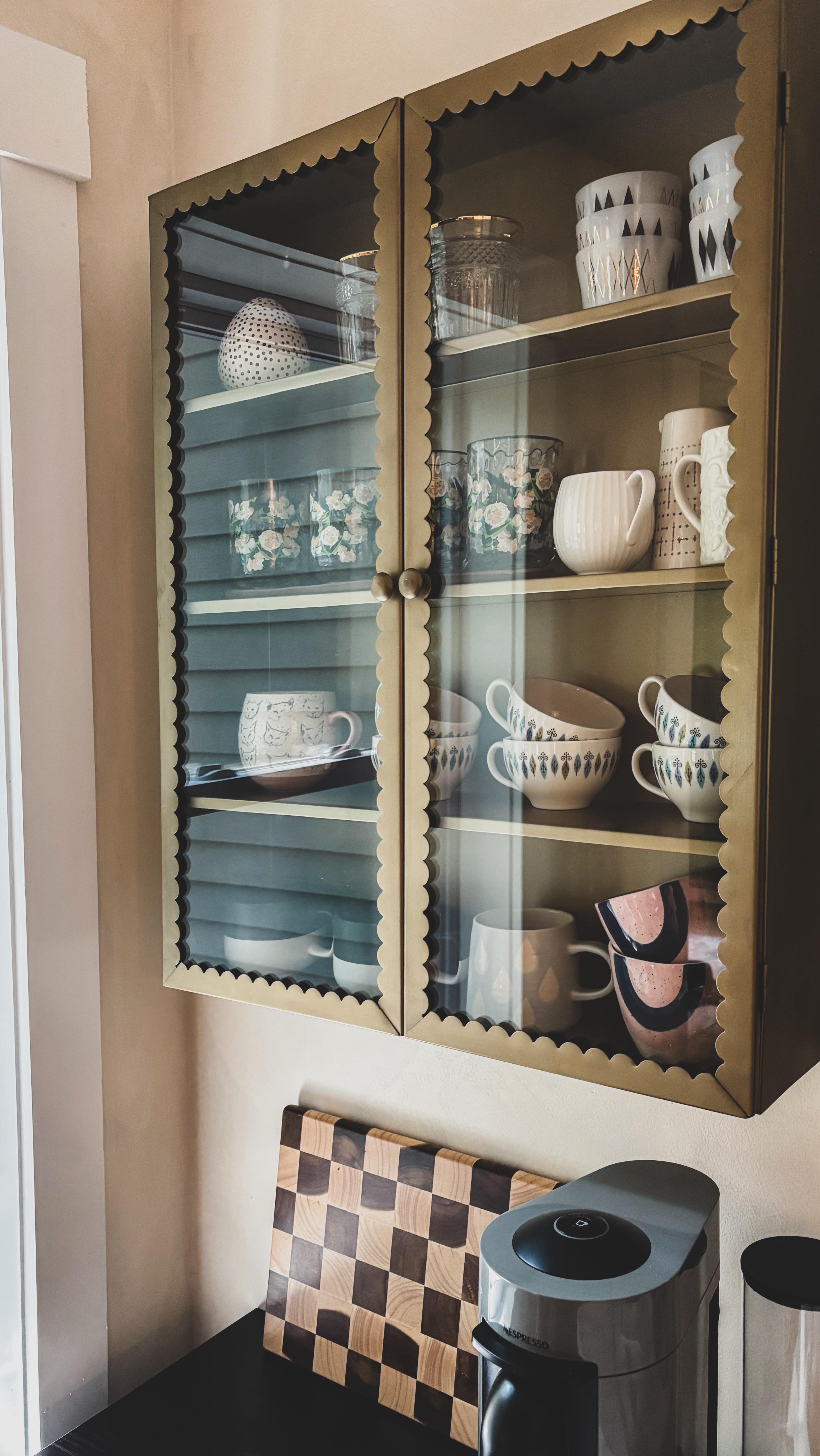 Style this beautiful @magnolia cabinet with me! ☕️
As soon as I saw it I knew it would be the perfect piece for this little coffee corner.
#interiordesignlovers #interiordecorators #kitchenstyle #frenchmodern #brassdecor #coffeecorner #coffeebardecor #nhseacoast #limewash #vintagefinds