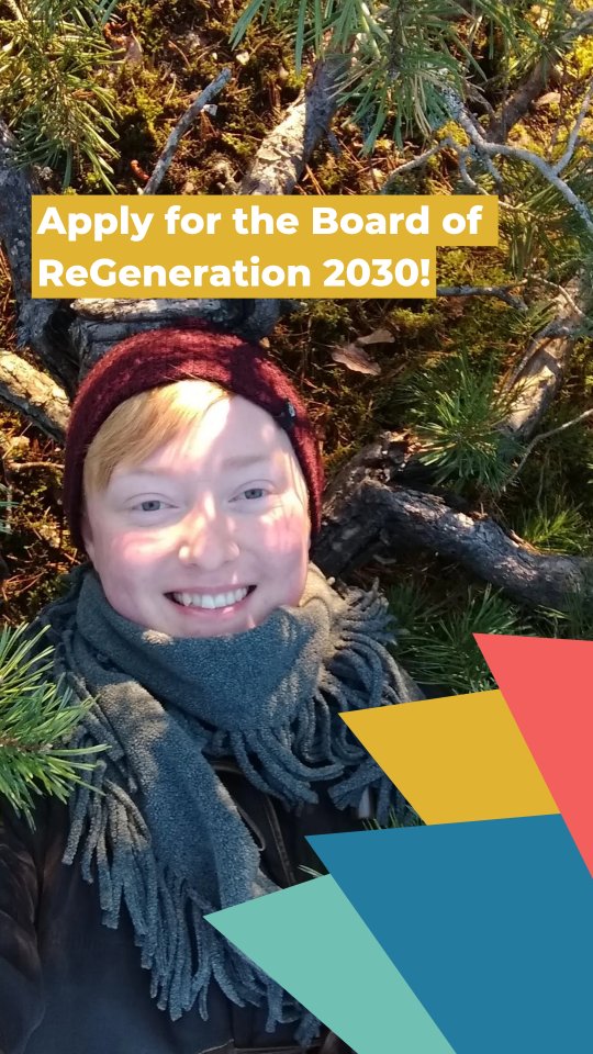 Wondering if you’re a good fit for the Board of ReGeneration 2030?🤔
Our Vice Chair Lennie is here to share his insights on why you should apply and join the Board! 🌍✨
If you're 18-30 years old (15-35 for observers) and have a connection to the Nordic and Baltic Sea region, check out the details in the post and apply to join us!
🗓️ Application Deadline: 22nd August 19:00 EEST
📝 Learn more and apply via link in bio!
Join us in shaping a sustainable future! 🌱💡