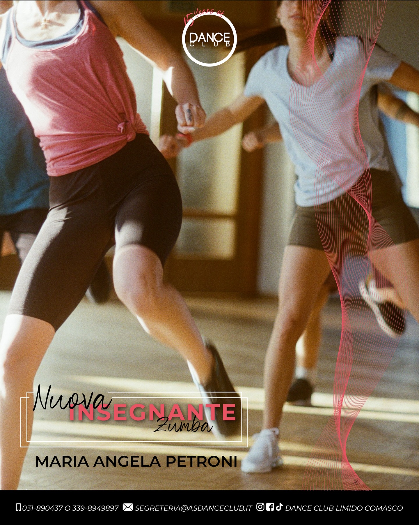 Scatenati e mantieniti in forma con la Zumba!
Il mix perfetto di fitness e divertimento!🪇
Preparati a scatenarti con la nostra nuova insegnante di ZUMBA® @meryzinpe !
Unisciti a noi per lezioni energiche e divertenti che ti faranno ballare e sorridere.
Vieni a provare e porta il tuo allenamento a un nuovo livello di divertimento!
Pic by Kaspars Eglitis